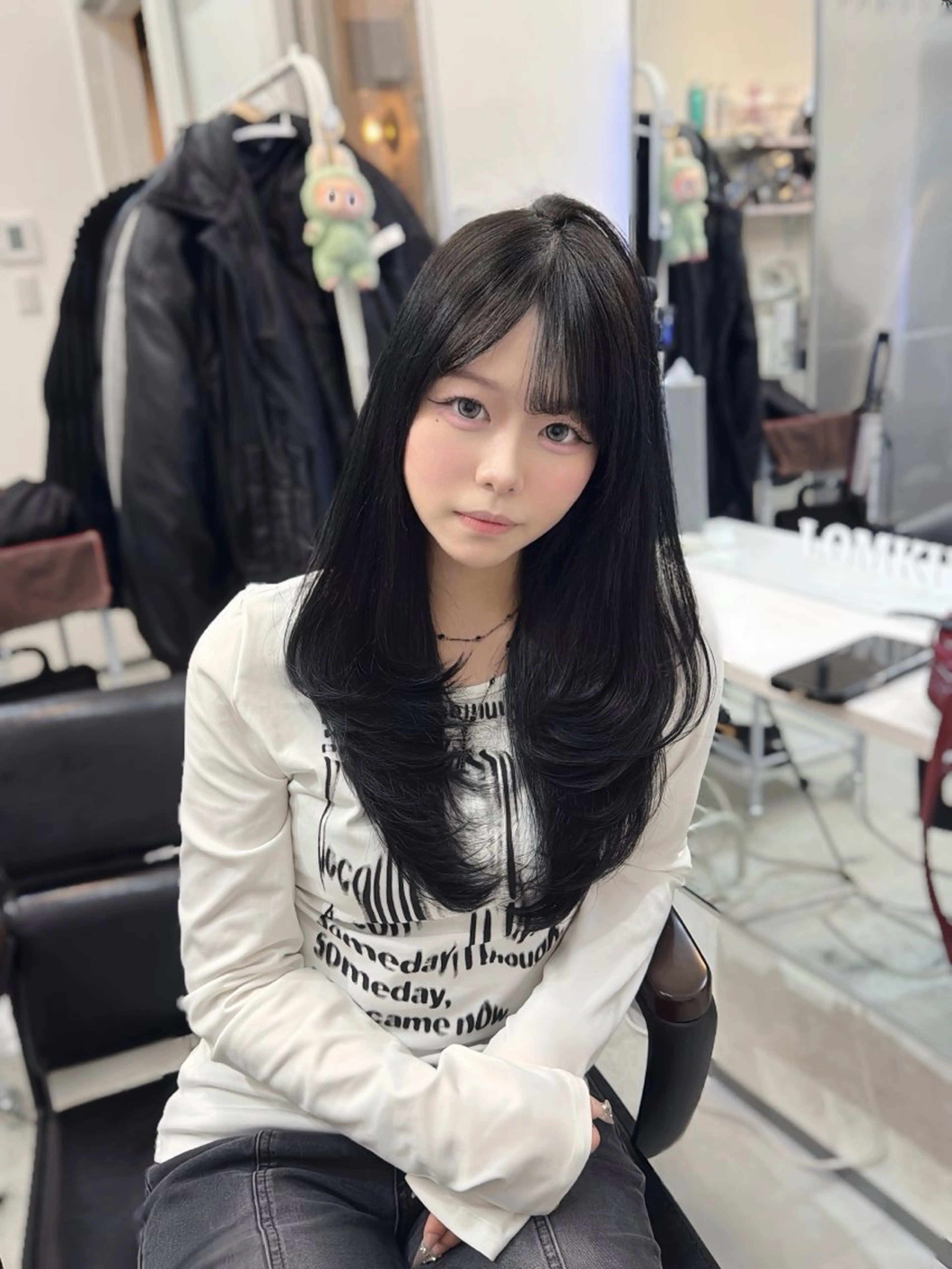 セミロング カット ヘアカラー トリートメント LOMKH所属・シールエクステ/ レイヤーカット/達也のヘアスタイル