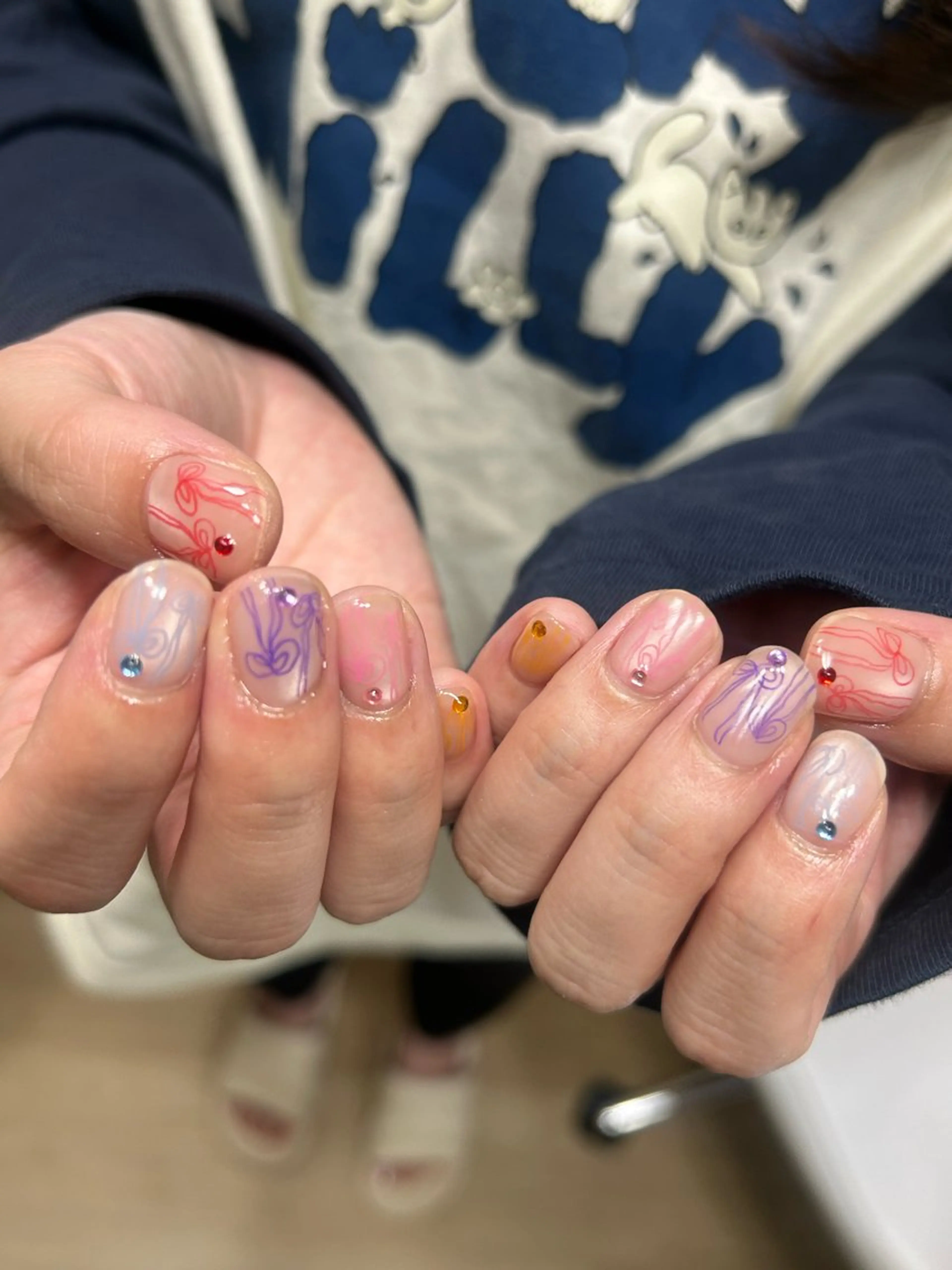 ネイル ハンドネイル yumi 溝の口nailのネイルデザイン