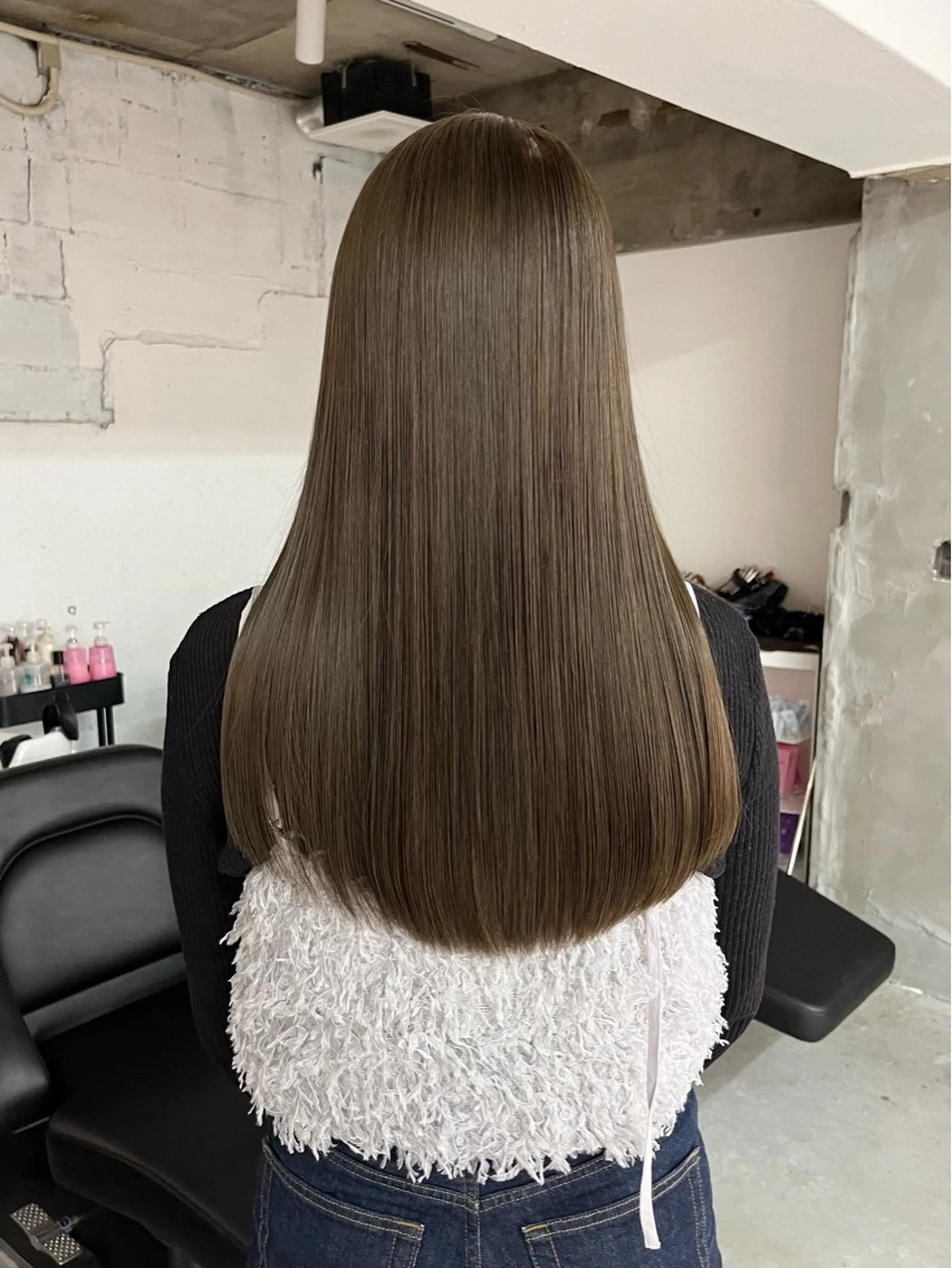 ロング カラー 阿部 瑠斗のヘアスタイル