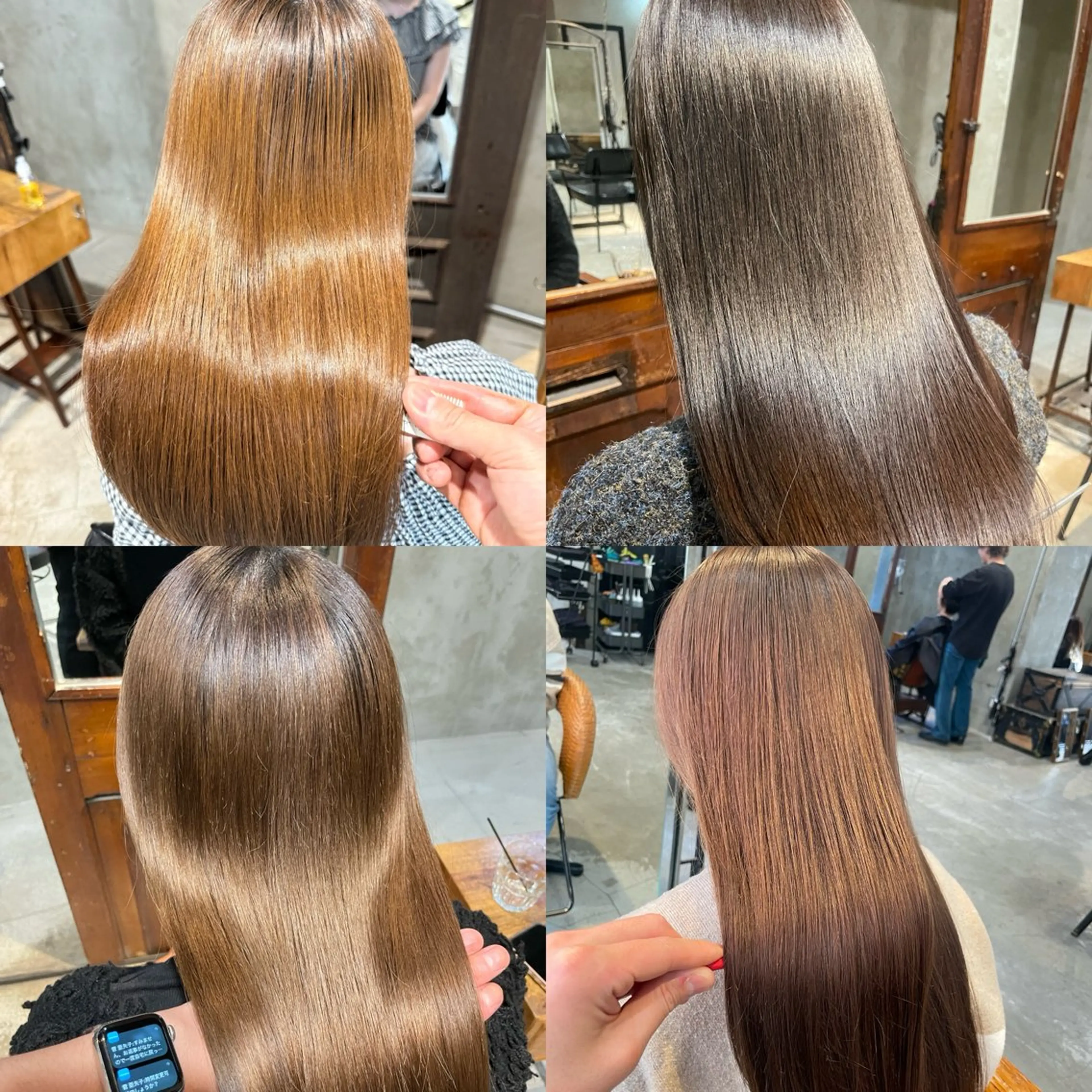 ロング カラー 縮毛矯正 トリートメント お気に入り数2.3万 🏆SHO🏆のヘアスタイル