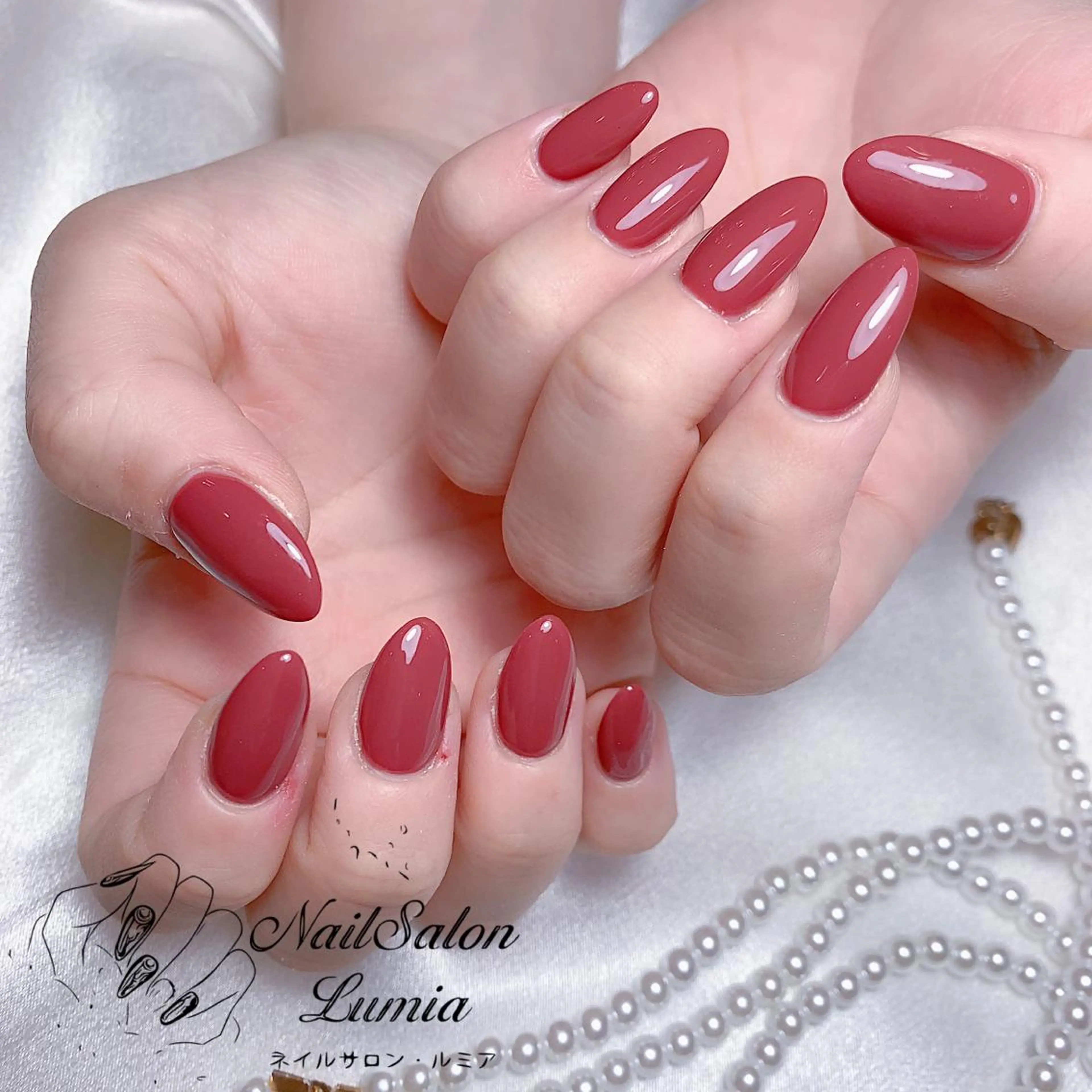 ネイル ハンドネイル ネイルサロン ルミア Lumia 店長のネイルデザイン