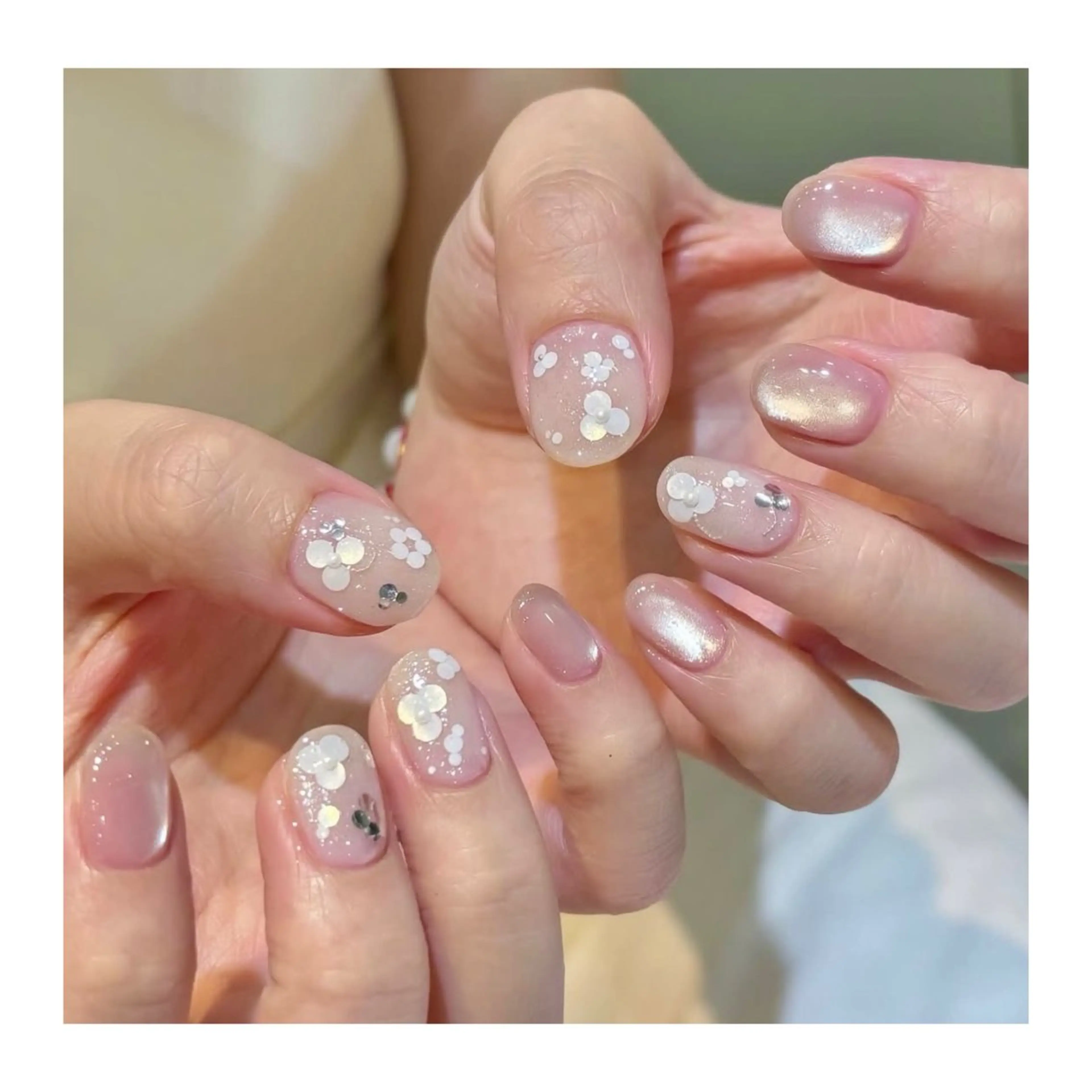 ネイル ハンドネイル ⏦Little 𐙚 Nail⏦のネイルデザイン