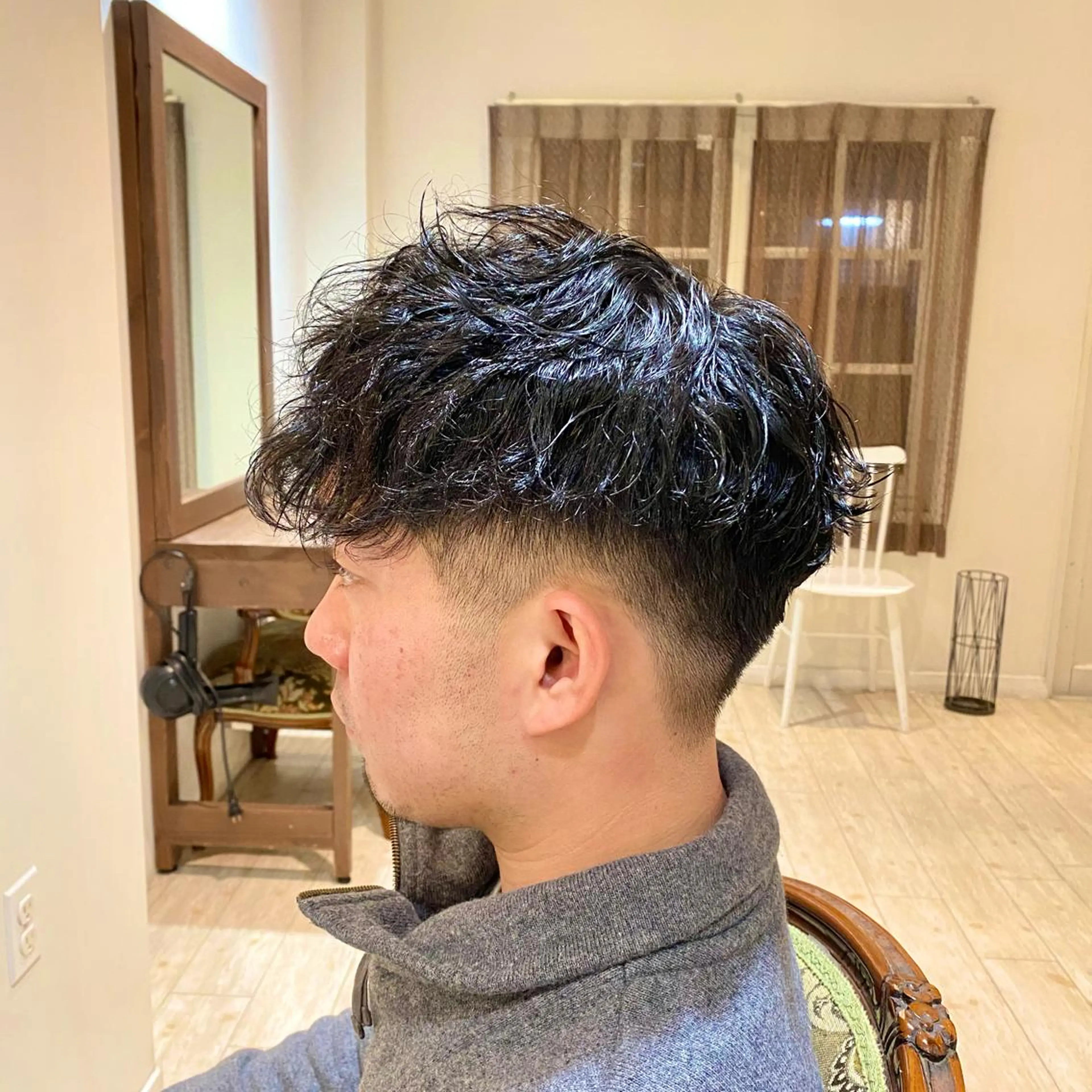 ショート パーマ メンズ 【メンズ特化】 ツツイリュウノスケのヘアスタイル