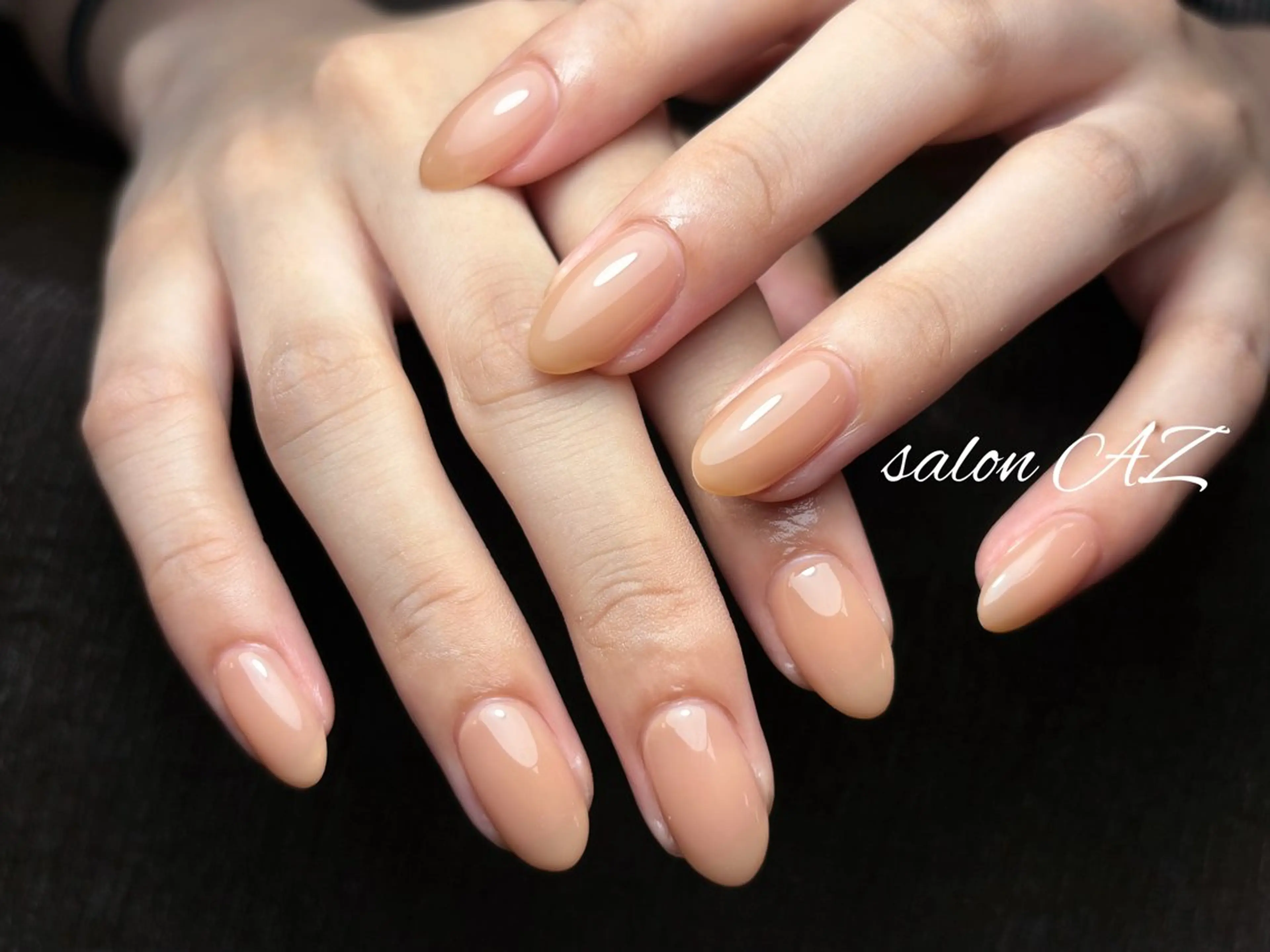 ネイル アートネイル 長さ出し フットネイル フレンチネイル ジェルネイル ハンドネイル salon AZのネイルデザイン