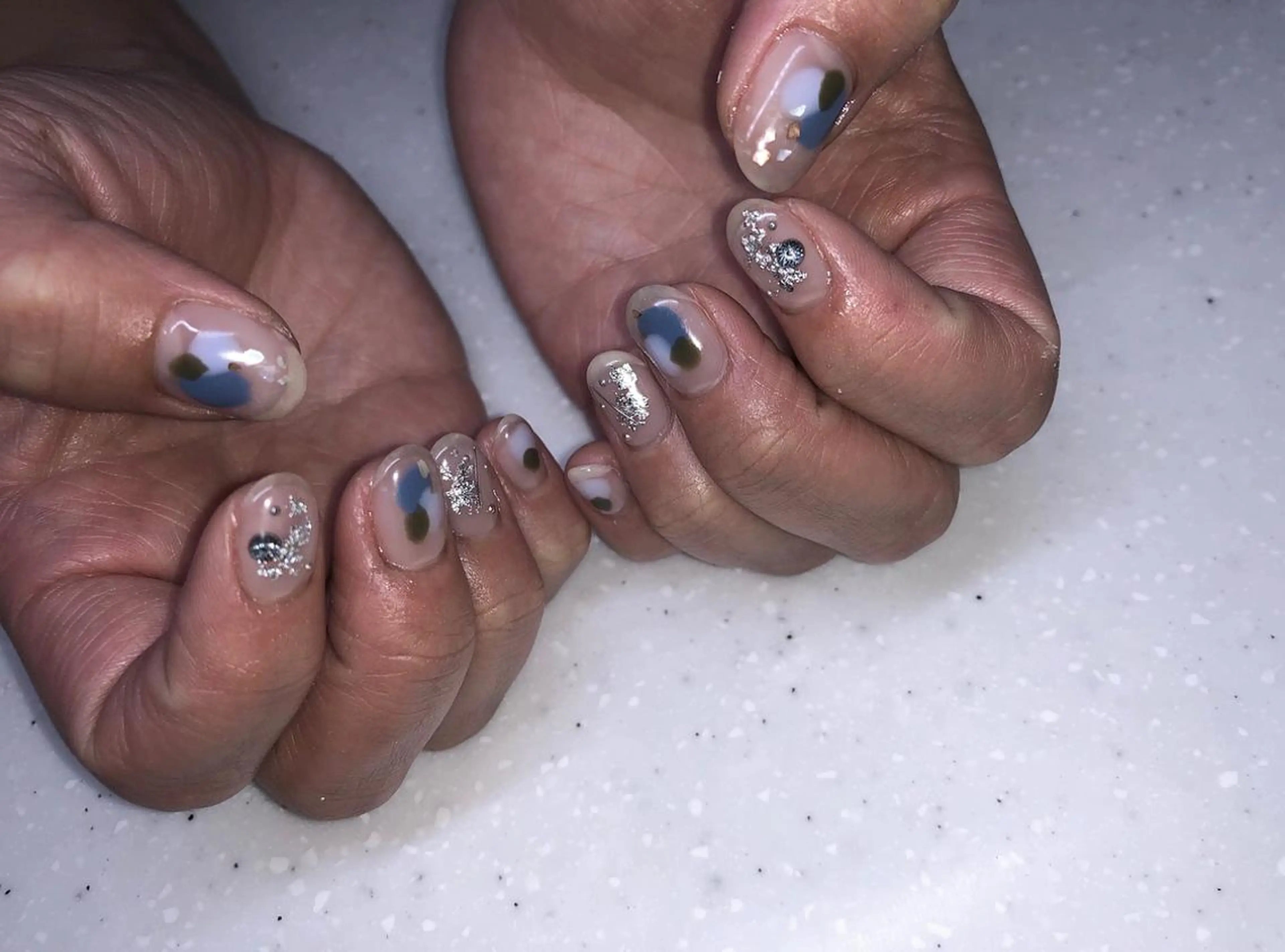 ネイル パラあり！フィルイン 美フォルムのネイルデザイン