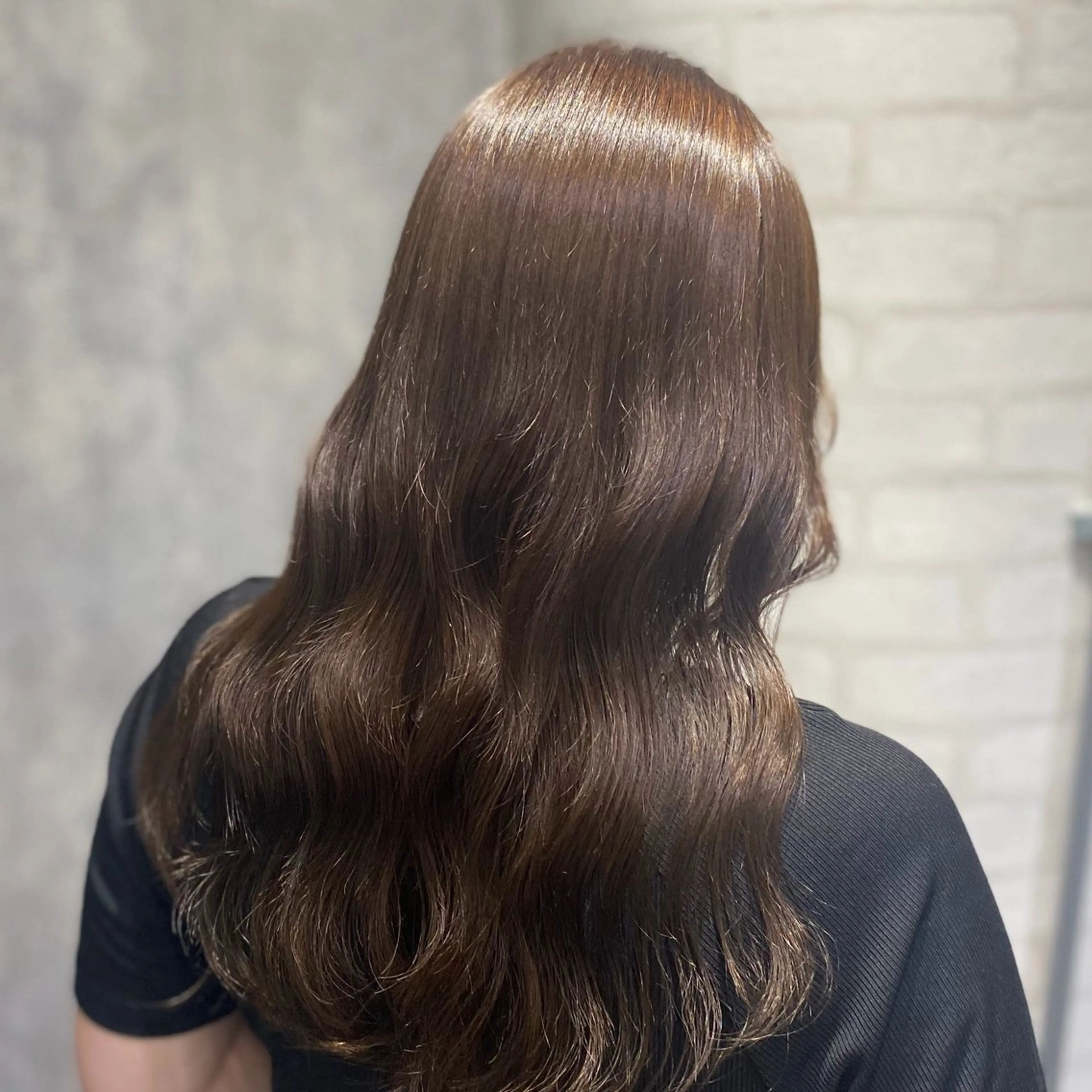 ロング カラー 透明感カラー カット ヘアカラー トリートメント shiori/透明感 /顔周り/髪質改善のヘアスタイル