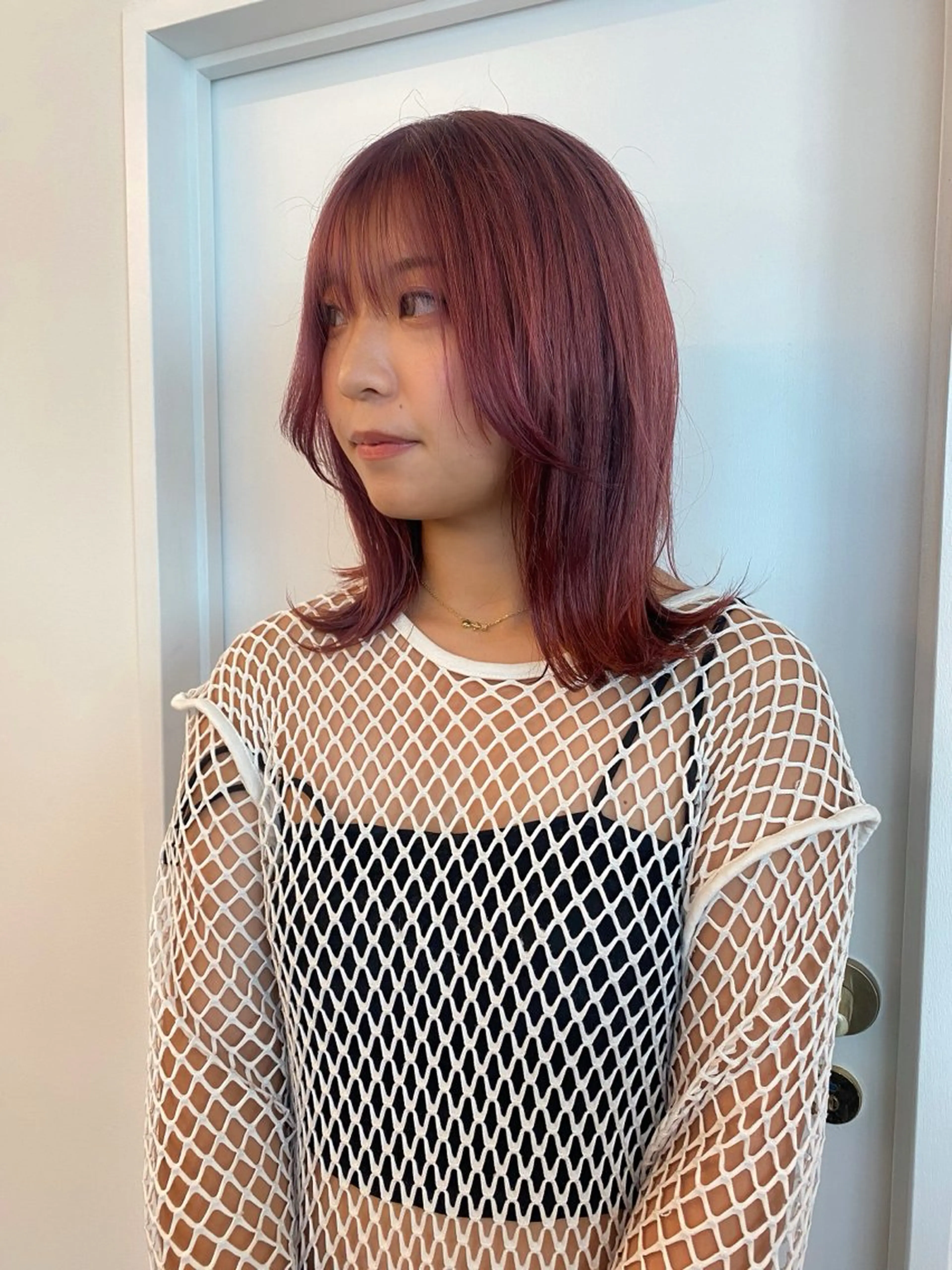 ミディアム カラー ヘアカラー ichika/福岡 /透明感カラー🤎のヘアスタイル