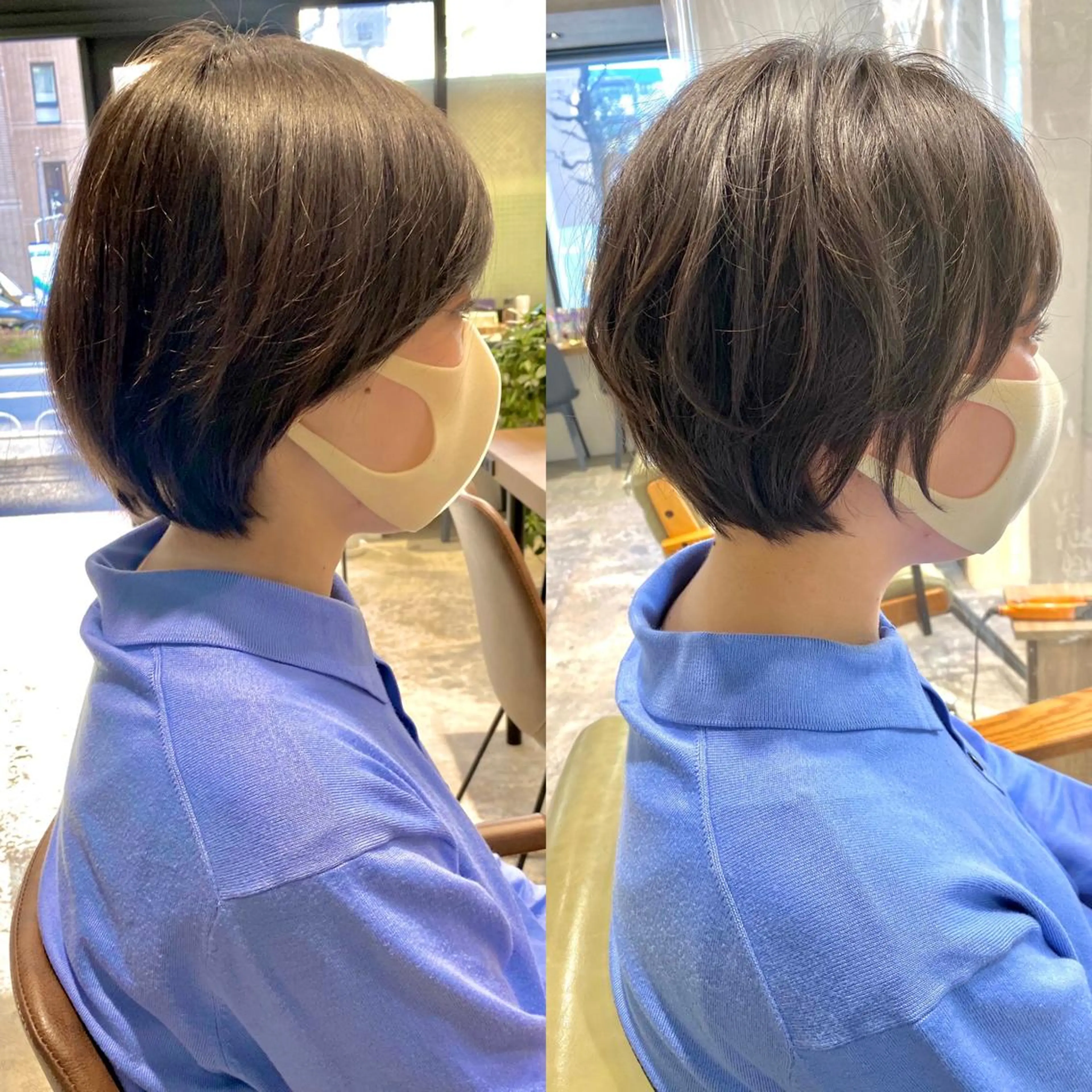 ショート ✨圧倒的満足度◎ 小顔美人ショート✨佃のヘアスタイル