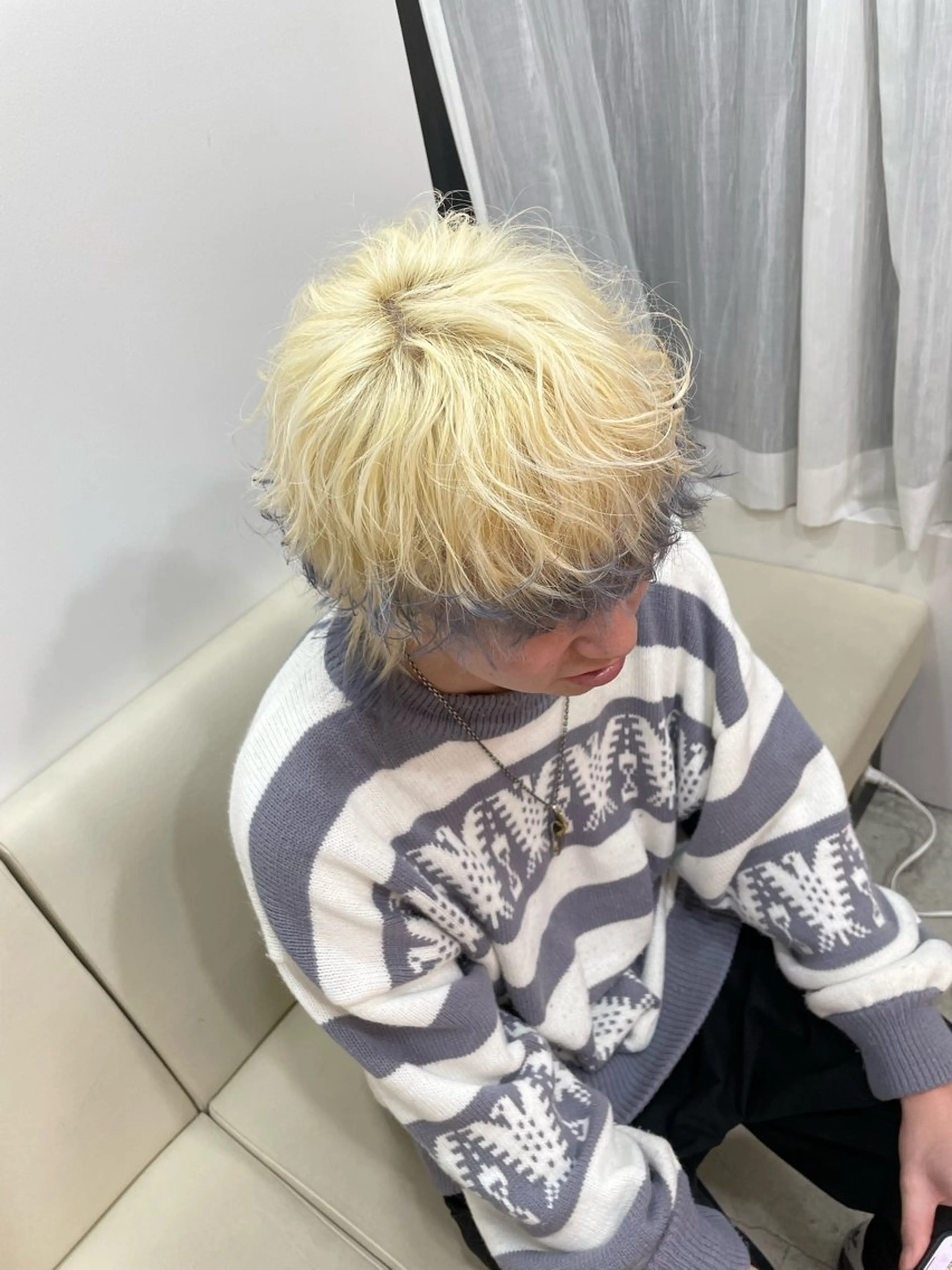 カラー カマタ ハルキのヘアスタイル