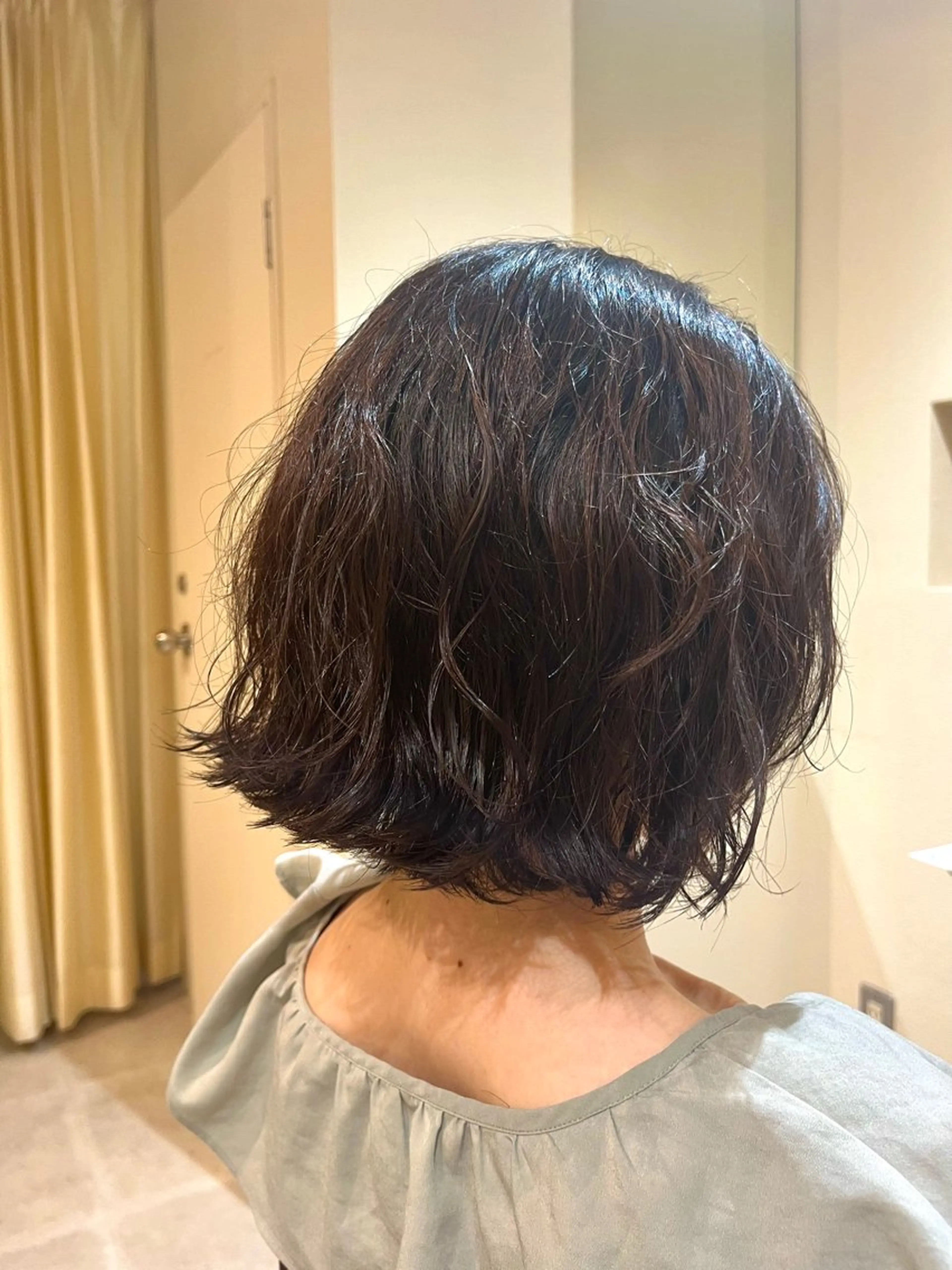 ミディアム パーマ ミディアムパーマ ボブ FIX hair所属・FIX店長/名駅/ 国際センター/パーマのヘアスタイル