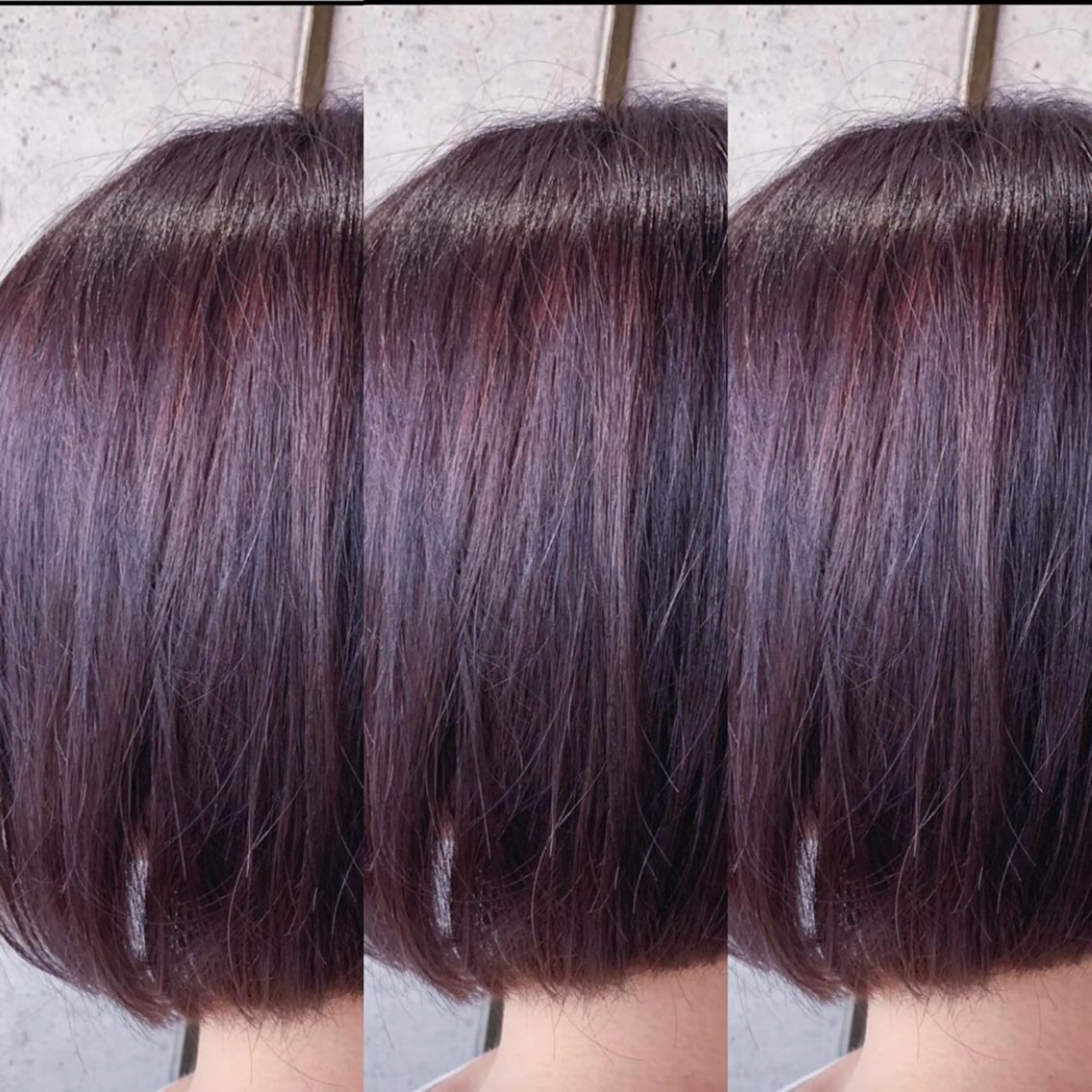 ショート カラー ラベンダーカラー 福森 みずきのヘアスタイル