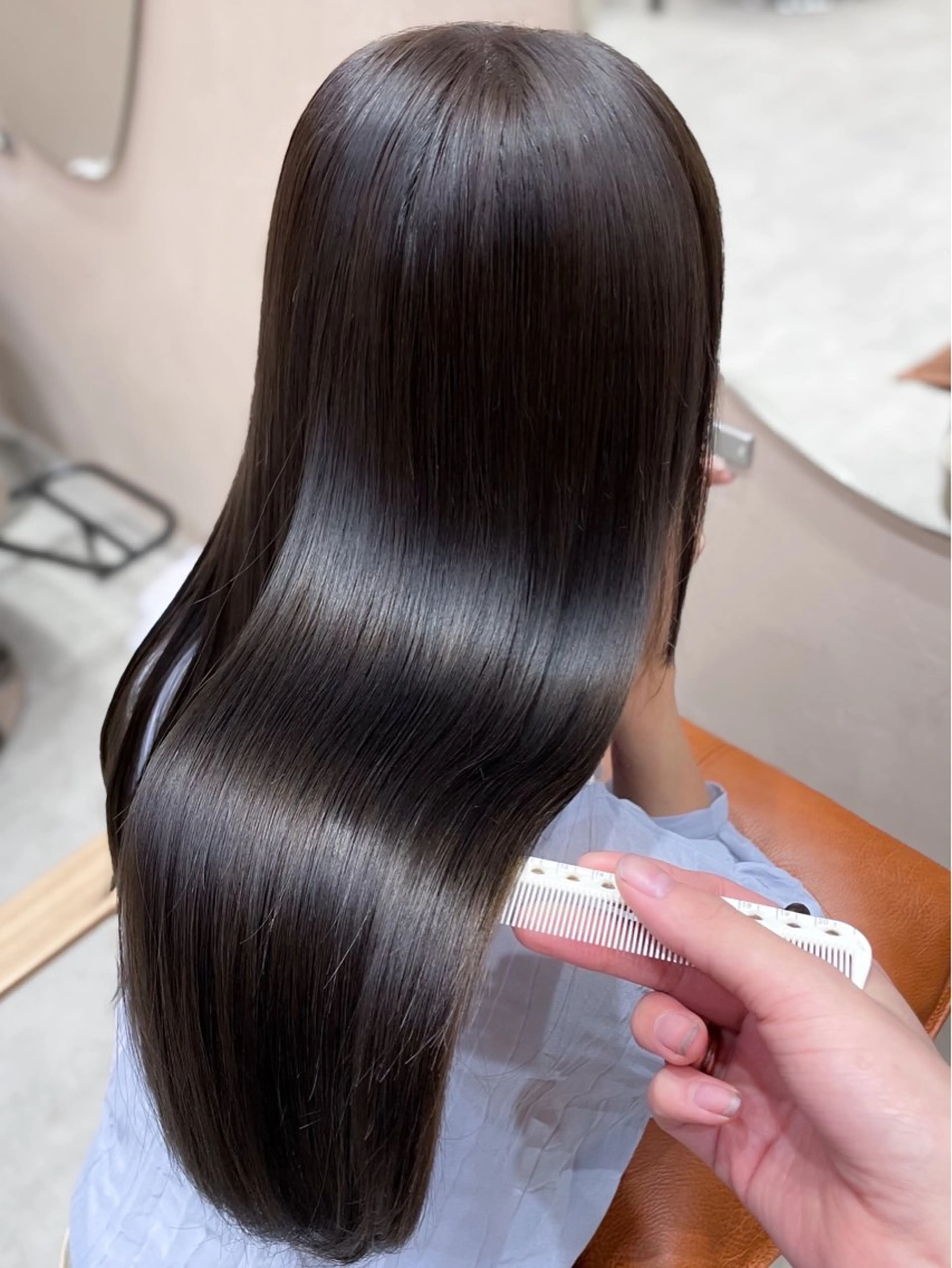 【エクステ💎】最高級人毛ベルエクステ100枚(胸下〜おへそ間/馴染ませカット込/巻き込/19時以降+¥1,000)の写真