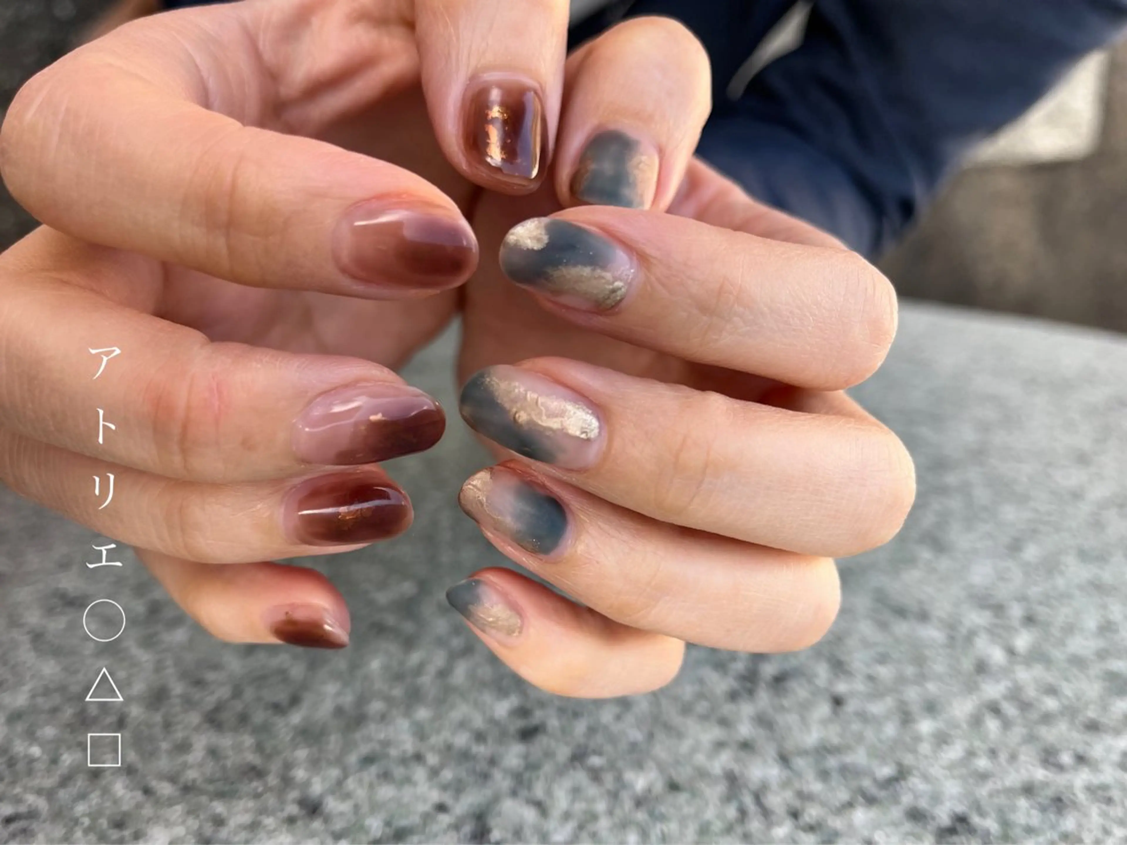 ネイル ハンドネイル アトリエ ○△□のネイルデザイン