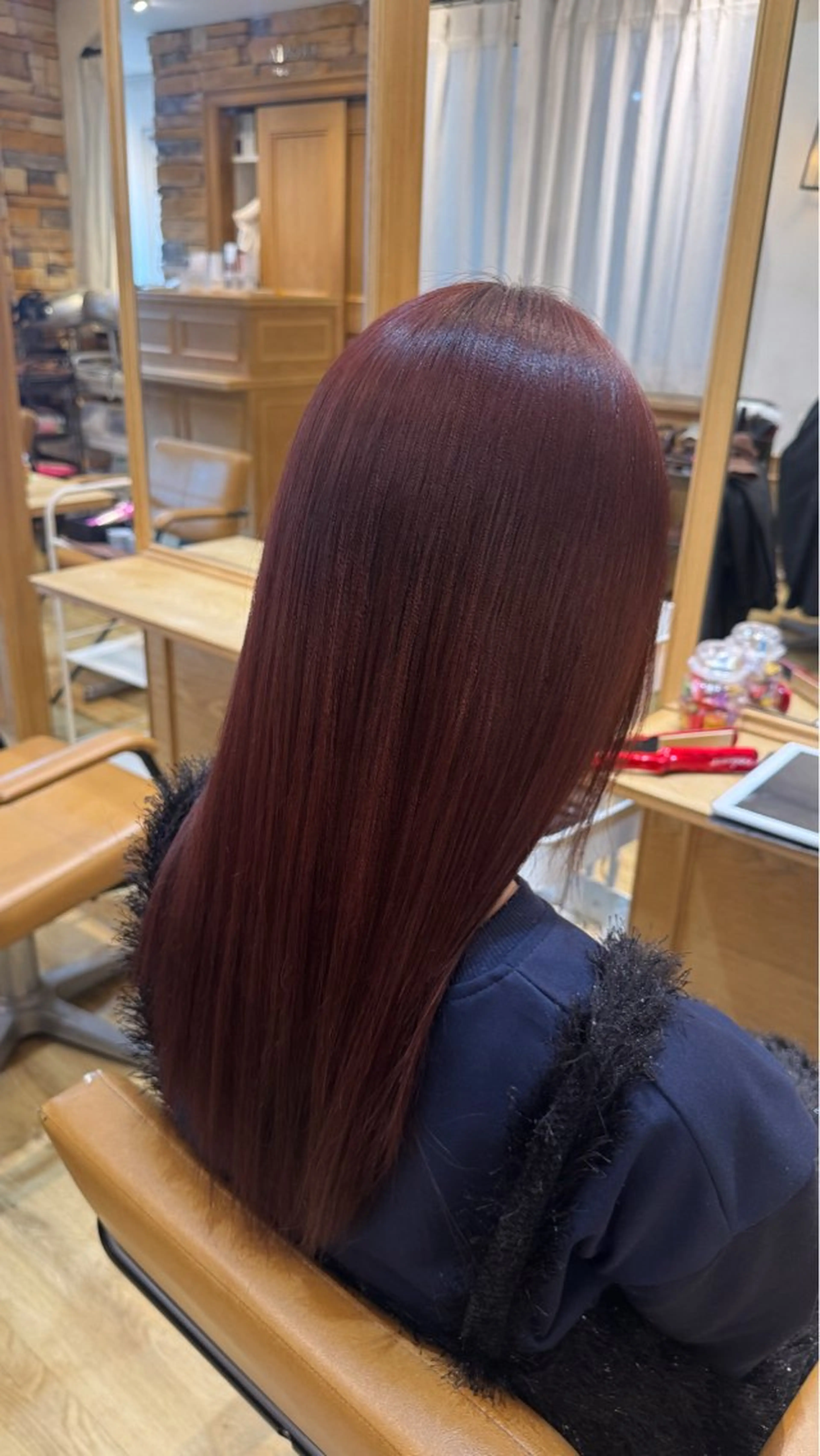 ロング トリートメント 透明感カラー💜 モテ髪 空陽💙のヘアスタイル