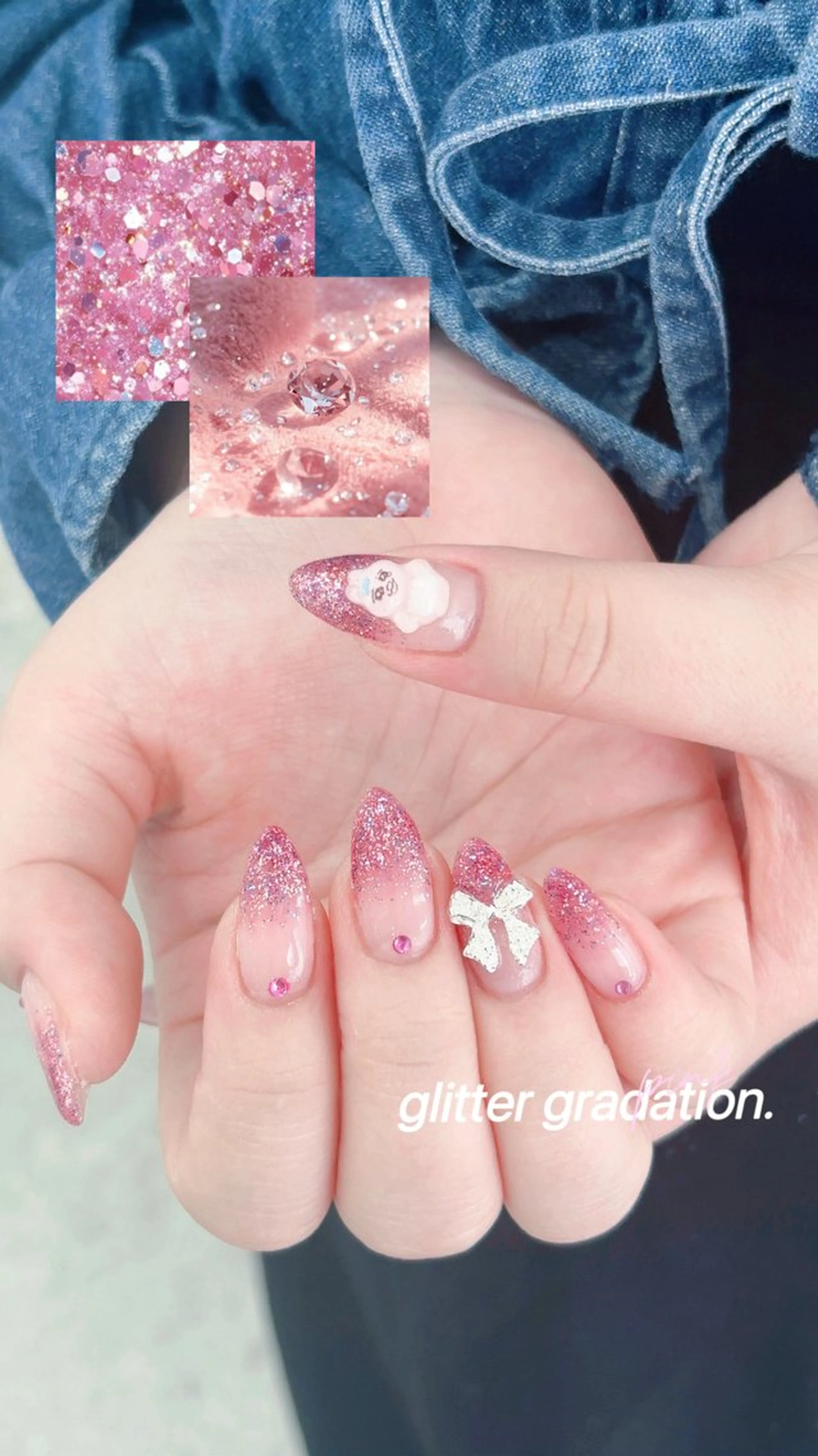 ネイル ハンドネイル 🩰ミキ/韓国♡ 大人girlyネイルのネイルデザイン