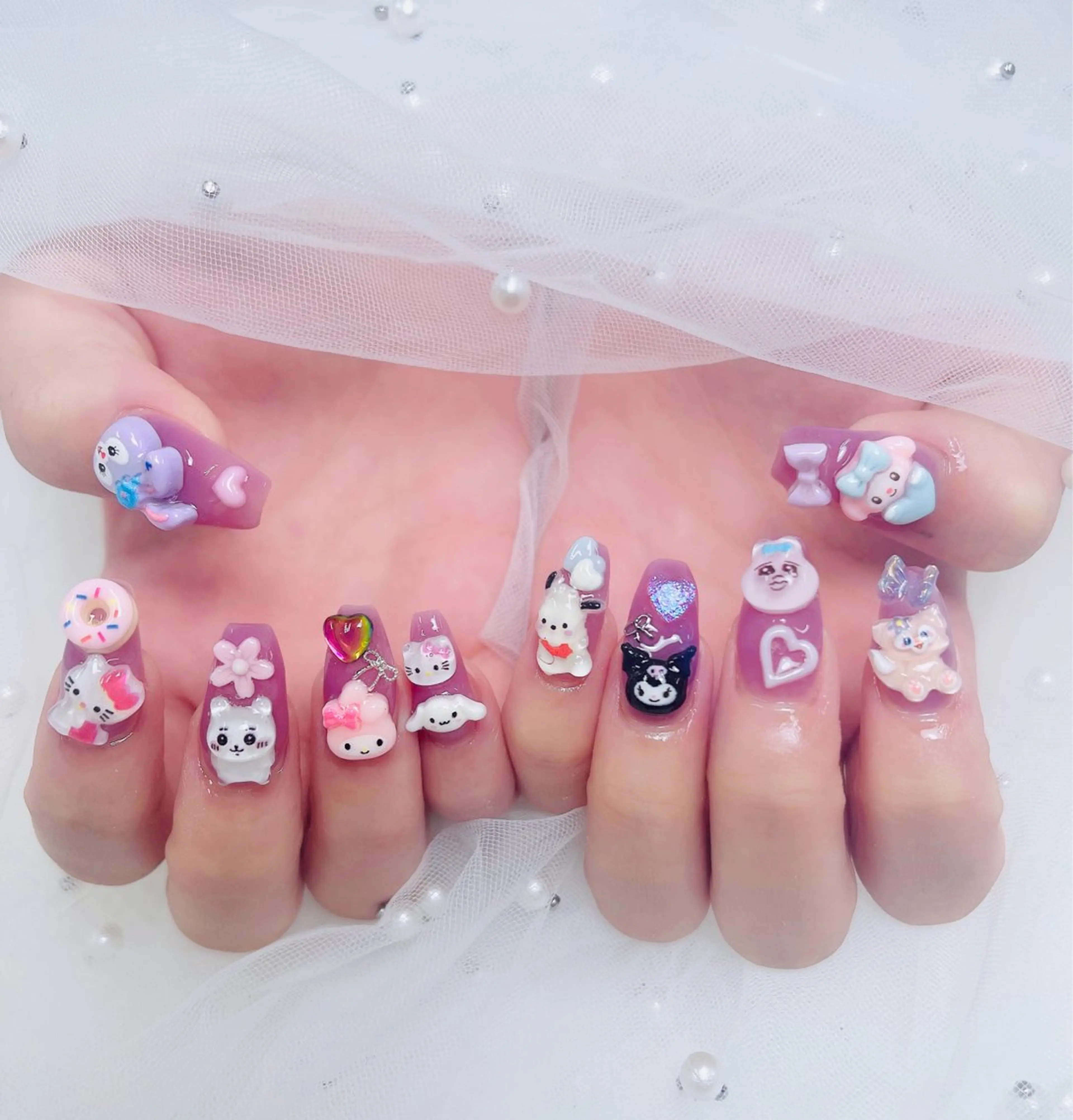 ネイル ハンドネイル ╹◡╹Mimoミモ Eye&Nailのマツエク・マツパデザイン