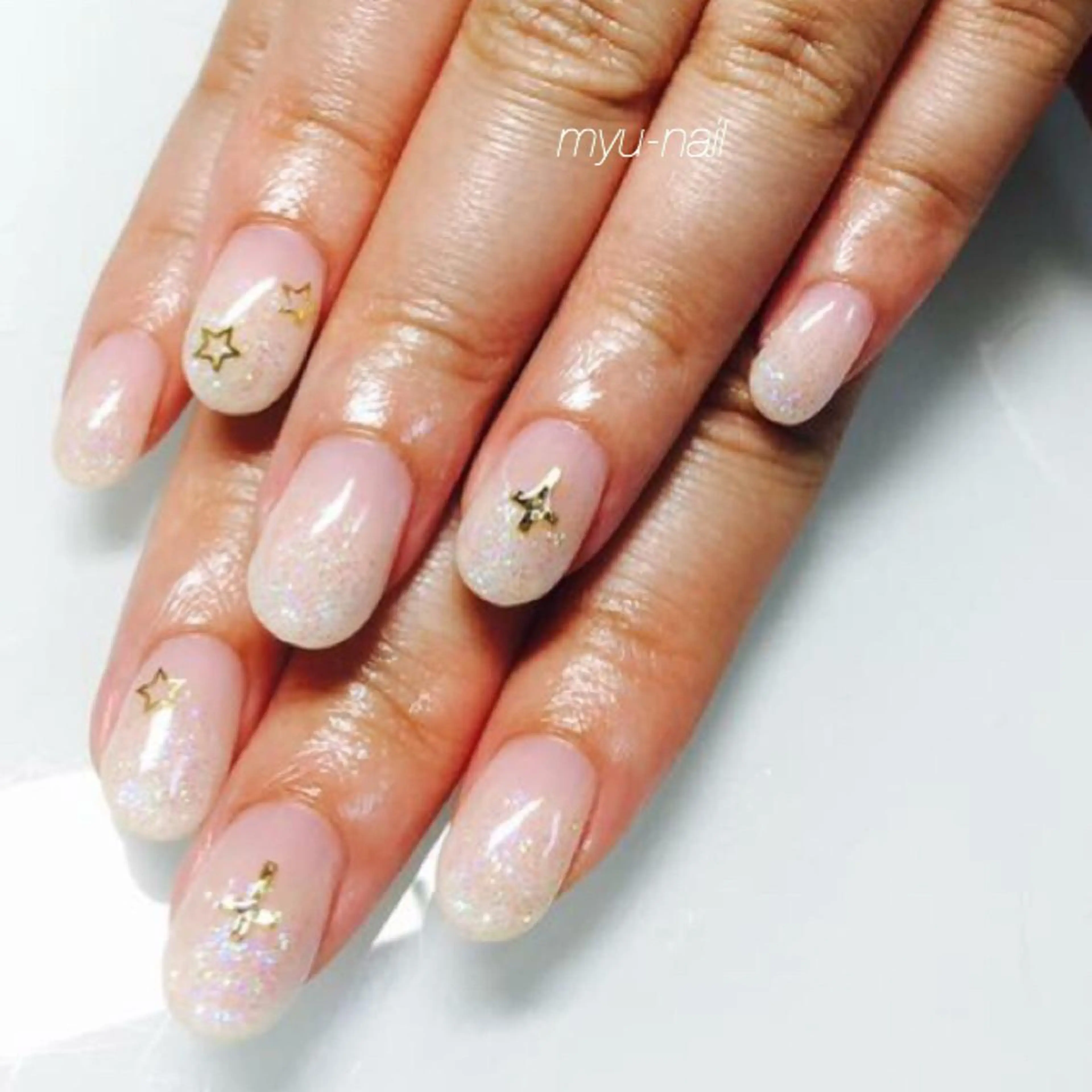 ネイル ラメ(グリッター) ホームサロン myu-nailのネイルデザイン