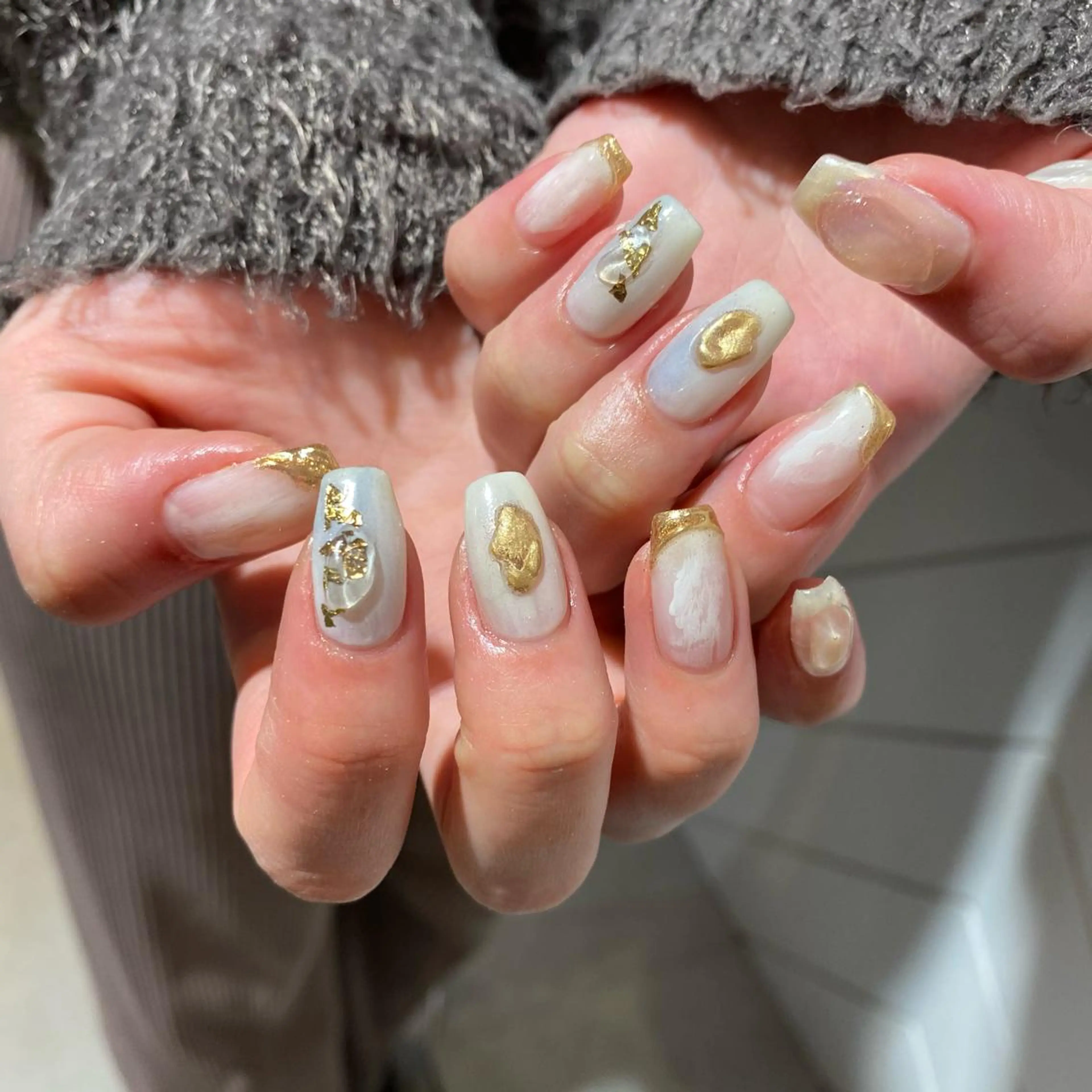 ネイル ハンドネイル 岩本 杏のネイルデザイン