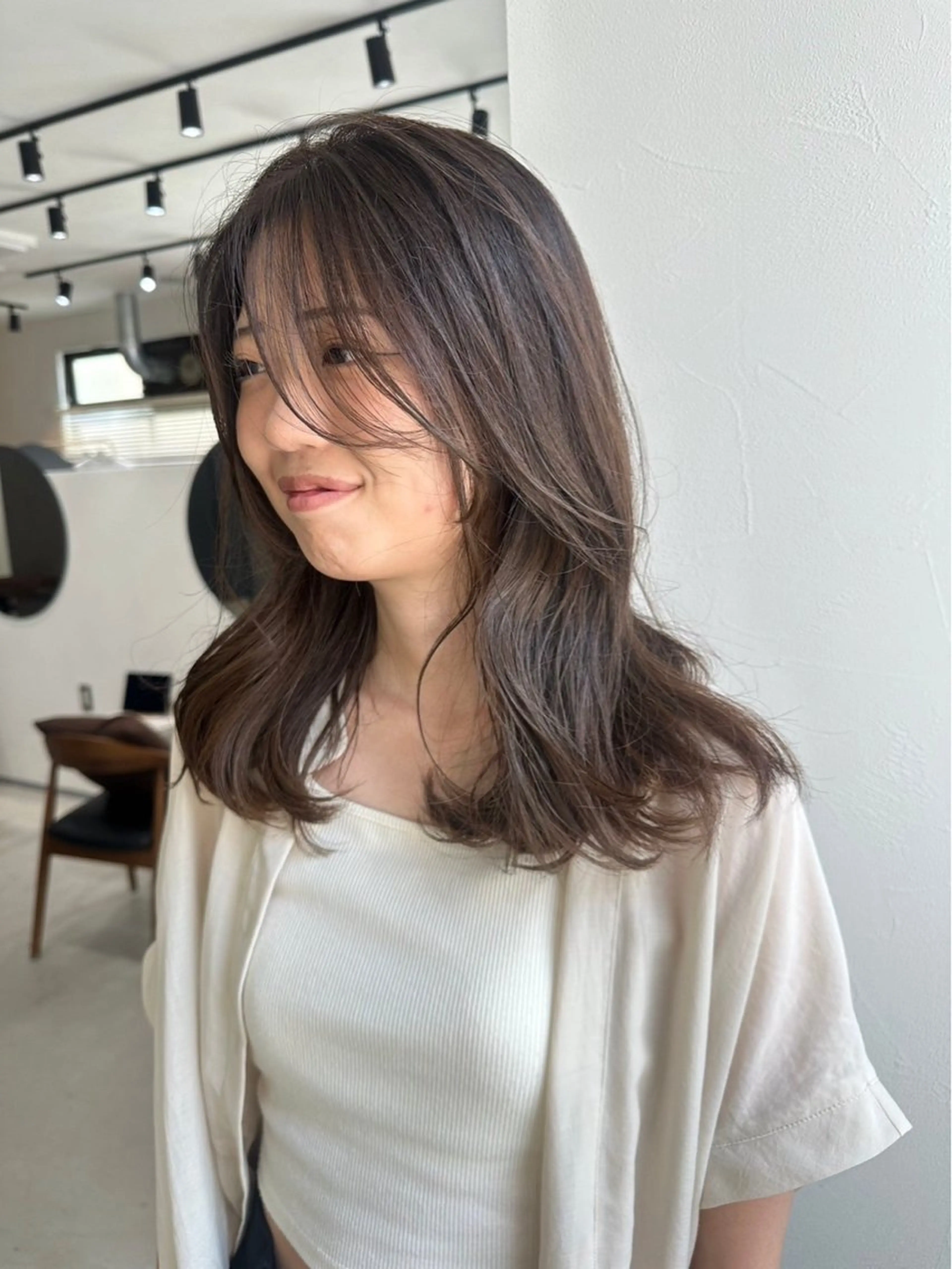 ミディアム カラー Graph. （グラフ）立川🪽✨のヘアスタイル