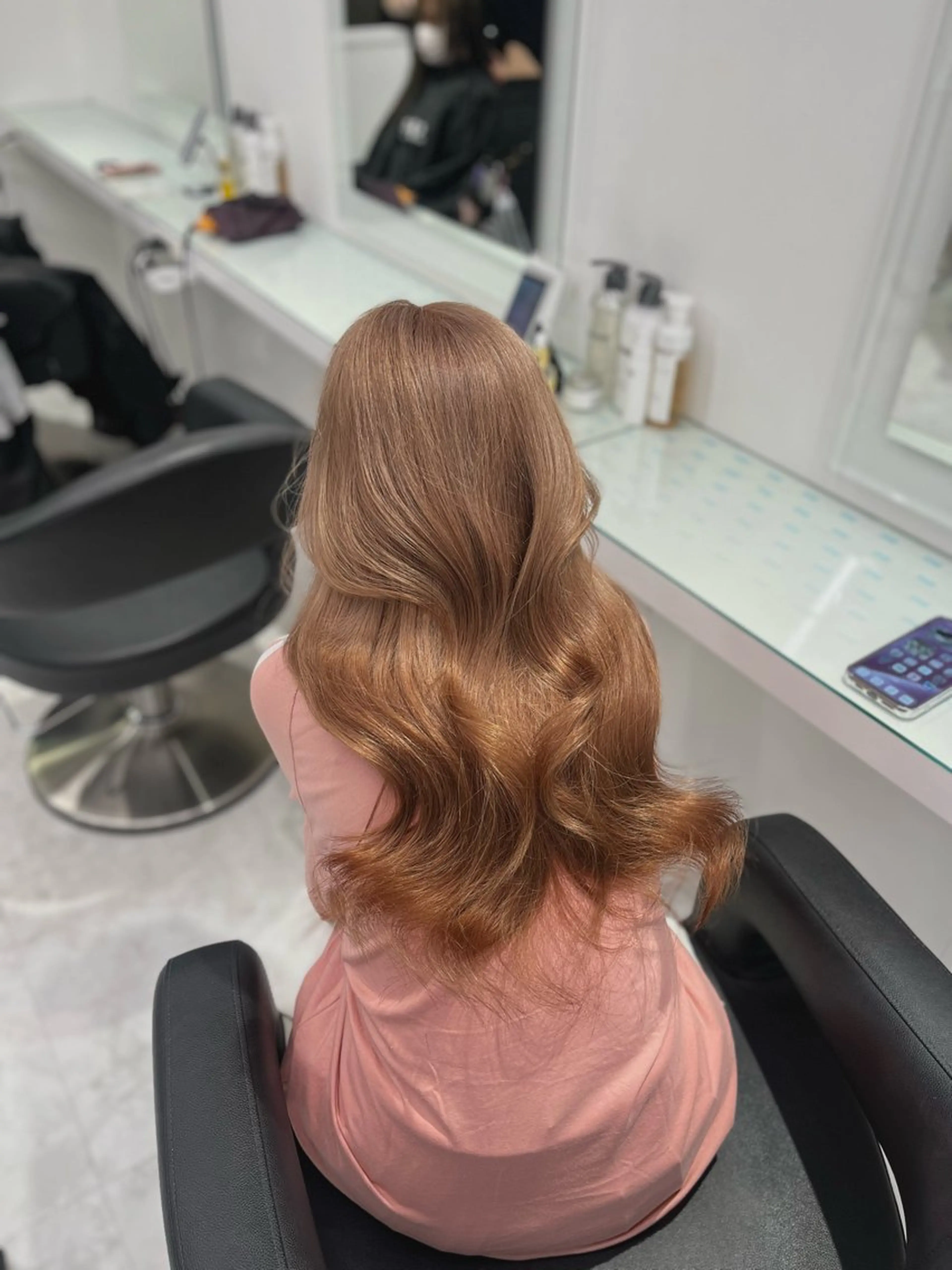 ロング カラー パーマ ヘアアレンジ メンズ ヘアカラー トリートメント ♡ 𝐑𝐈𝐎♡のヘアスタイル