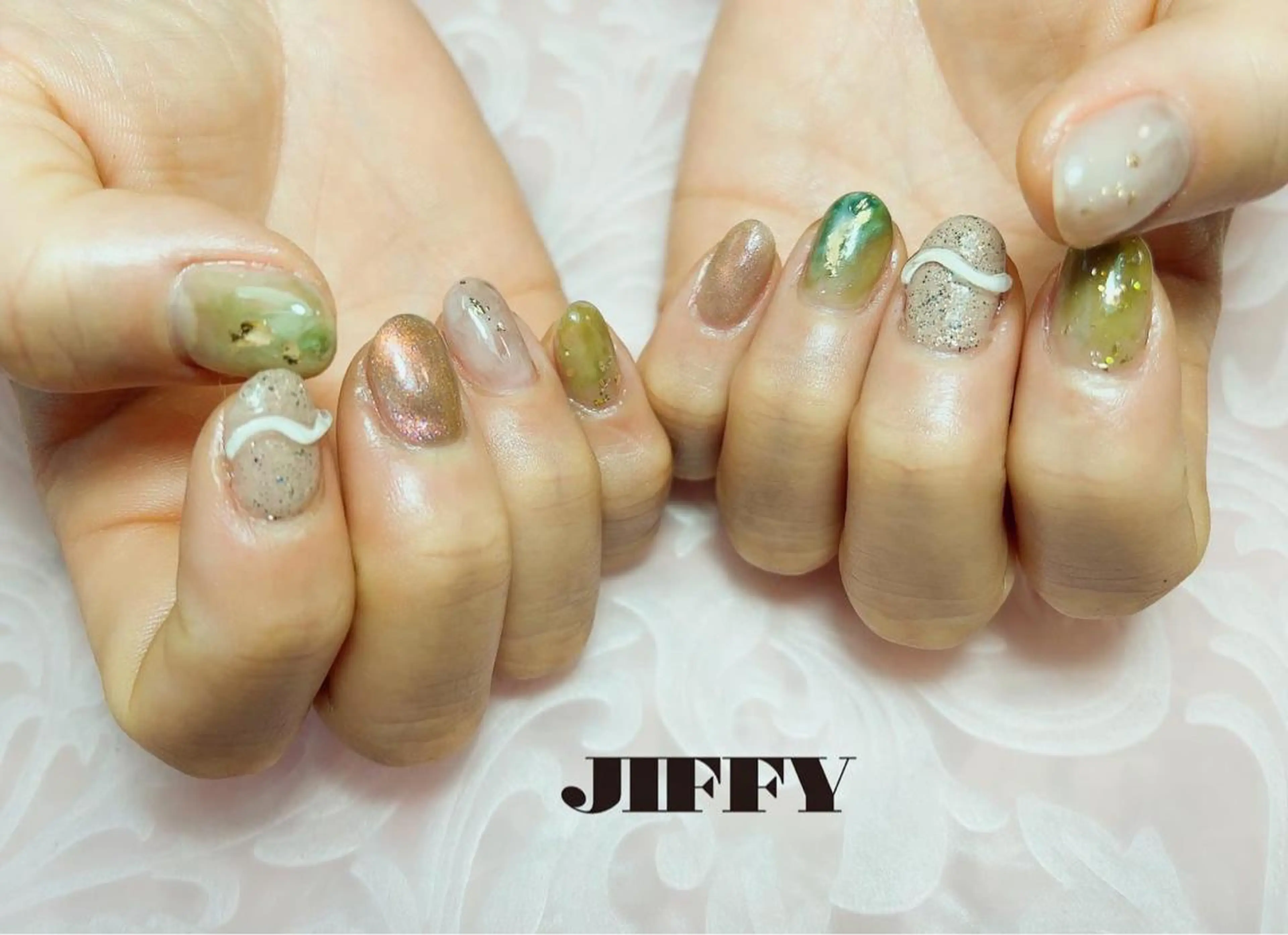 ネイル ニュアンスネイル JIFFY nailstudioのネイルデザイン