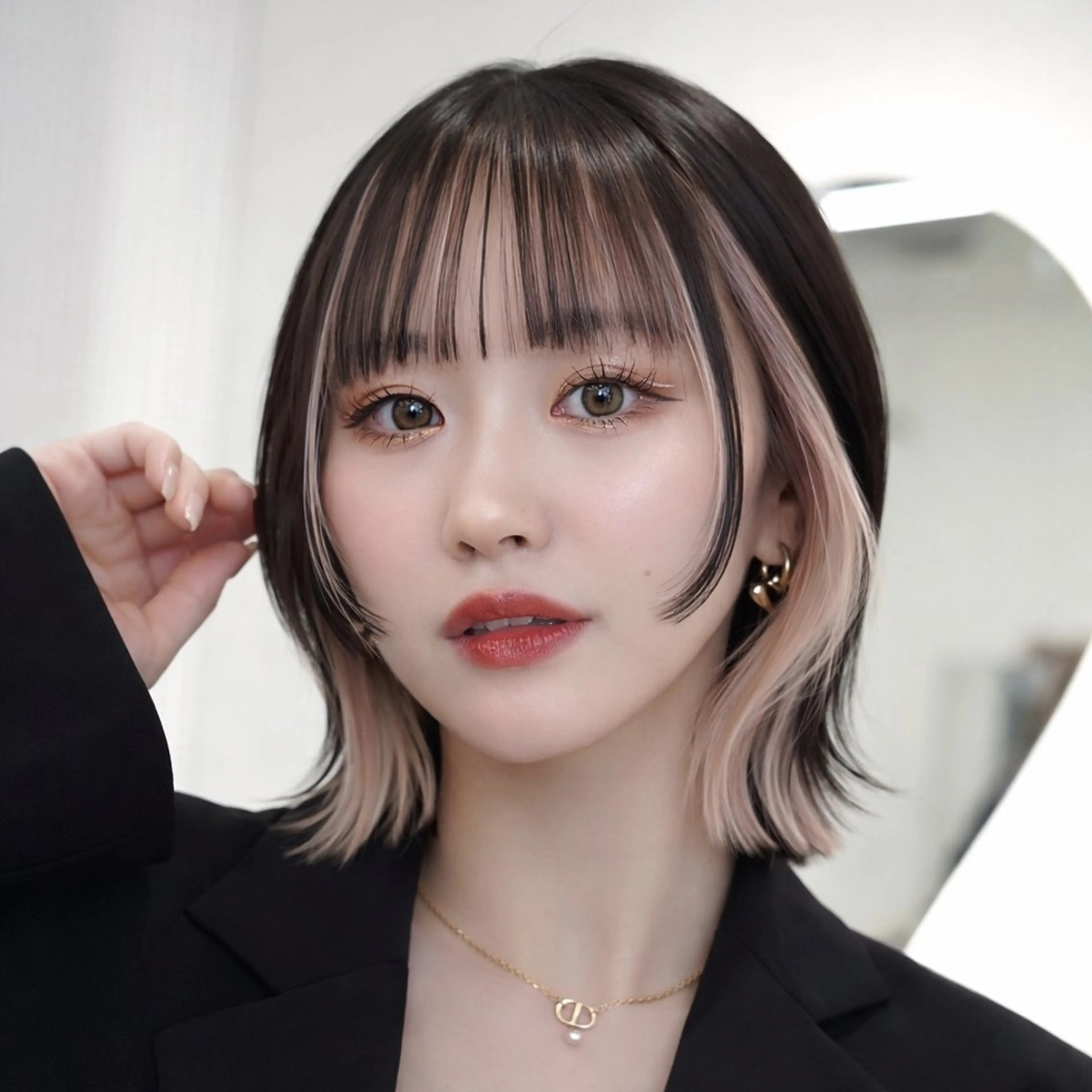 ショート ヘアカラー トリートメント 渡邉 顕幸のヘアスタイル