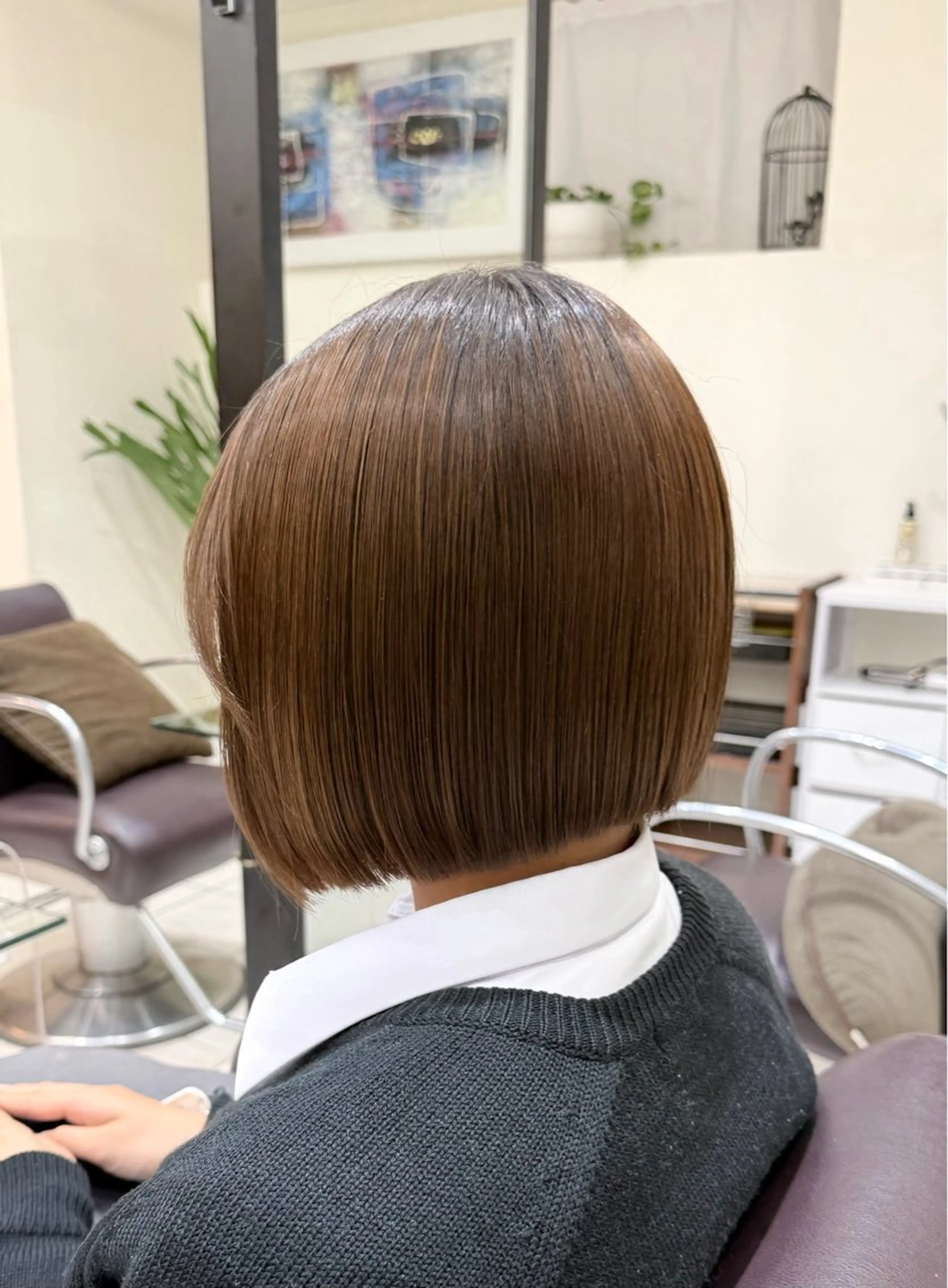 ショート ボブ 🎀艶髪ガーリーカラ ー/miruki🪽のヘアスタイル