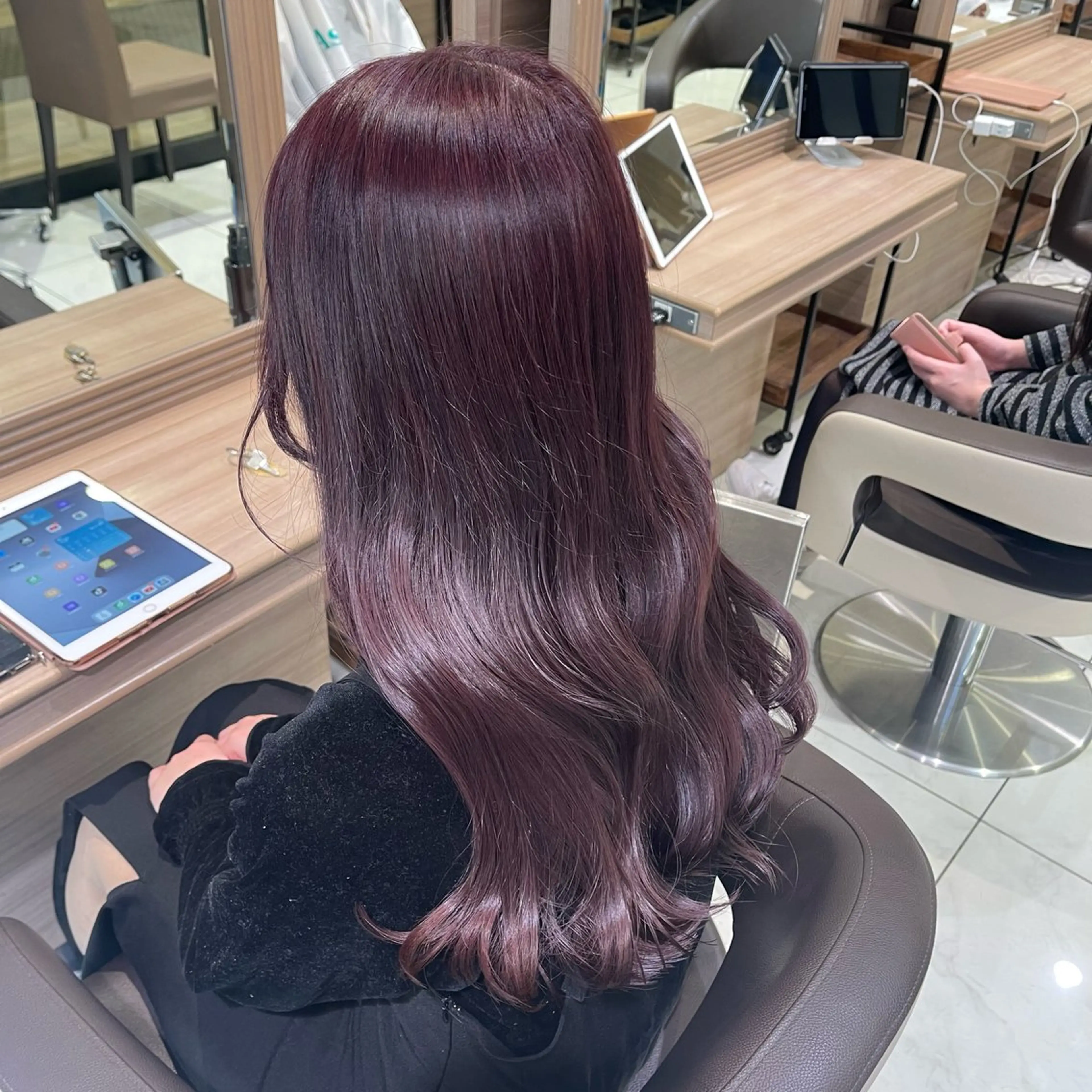 ロング カラー ヘアカラー トリートメント ヘアセット 艶カラー みゆう🎀のヘアスタイル