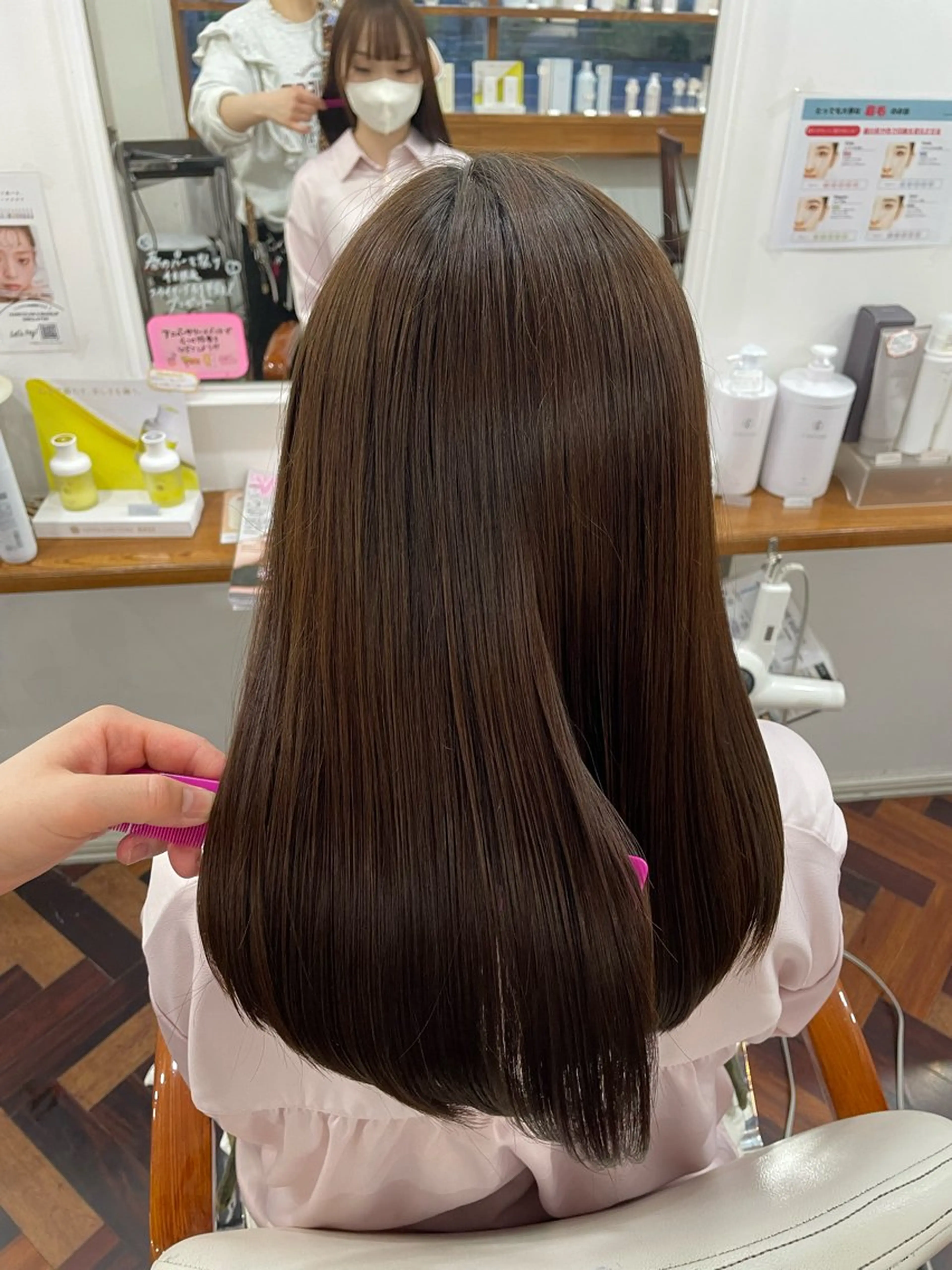 【髪質改善ツヤストレート】理想の髪が手に入る、綺麗のベース作り✨(シャンプーカット込み)の写真