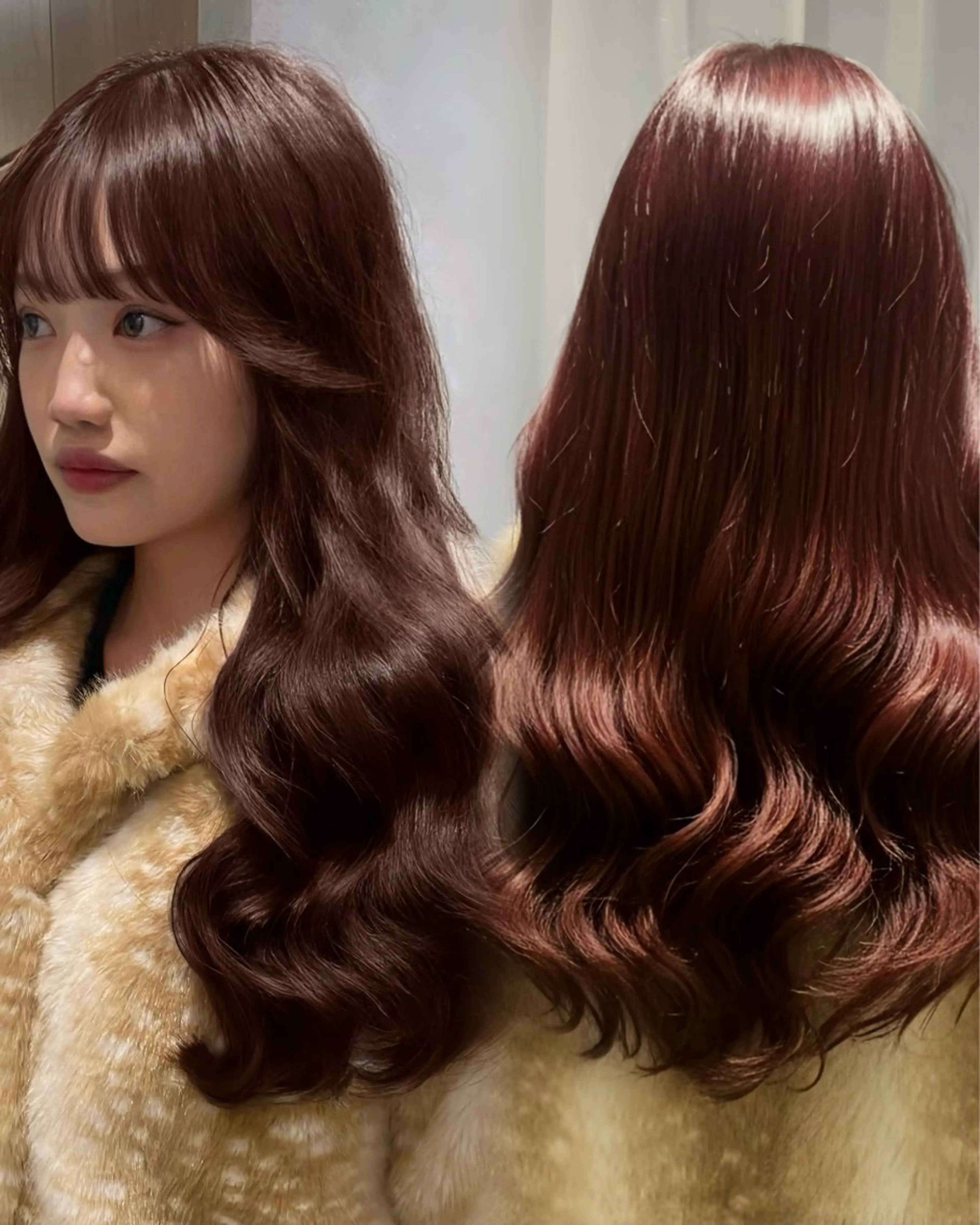 ロング パーマ 韓国風ヘア カット パーマ コテ巻き風パーマ🫧 韓国パーマ反町海大のヘアスタイル