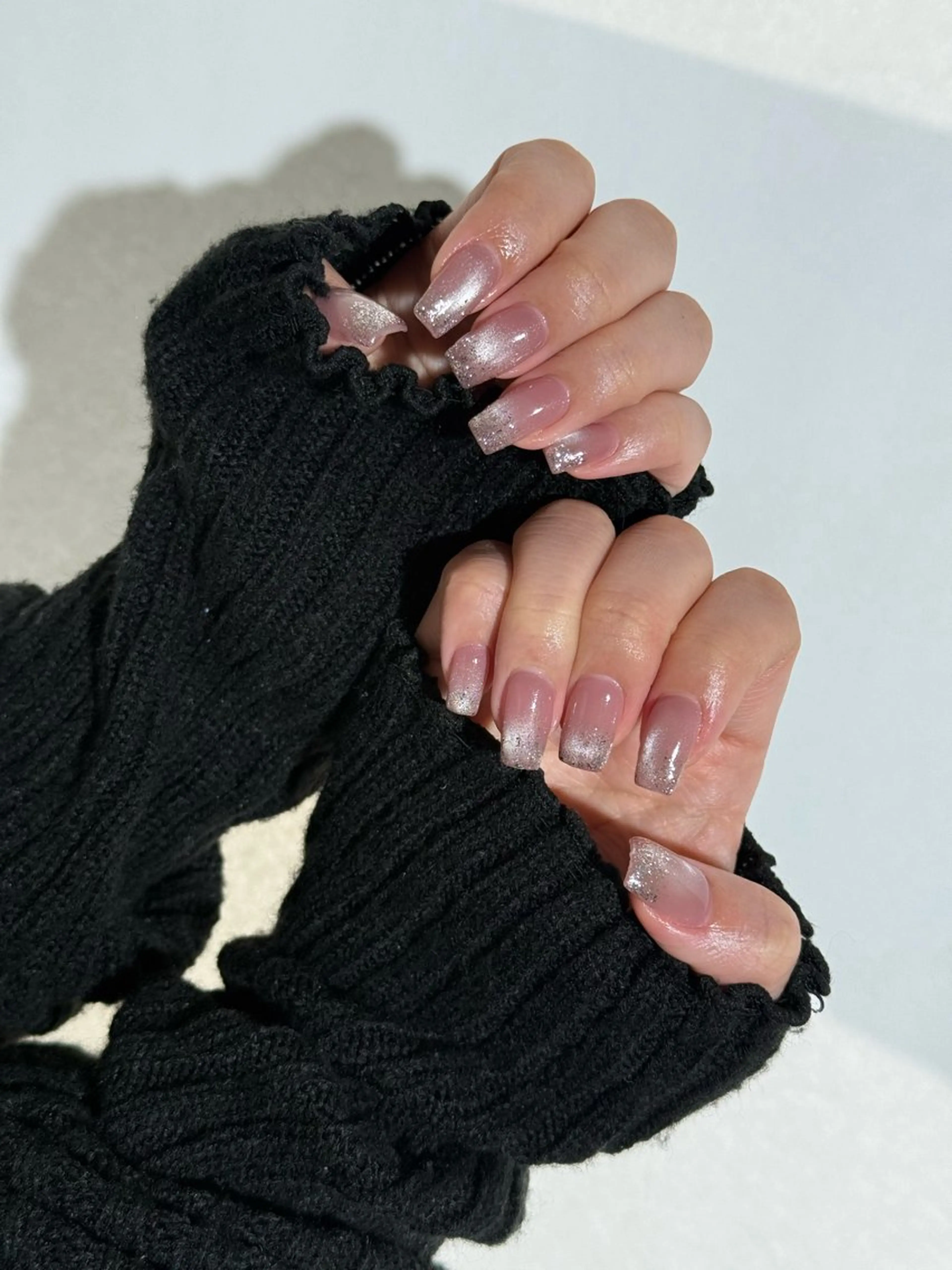 ネイル グラデーション ラメ(グリッター) ラメグラデーション マグネットネイル ハンドネイル ORGAN makiのネイルデザイン