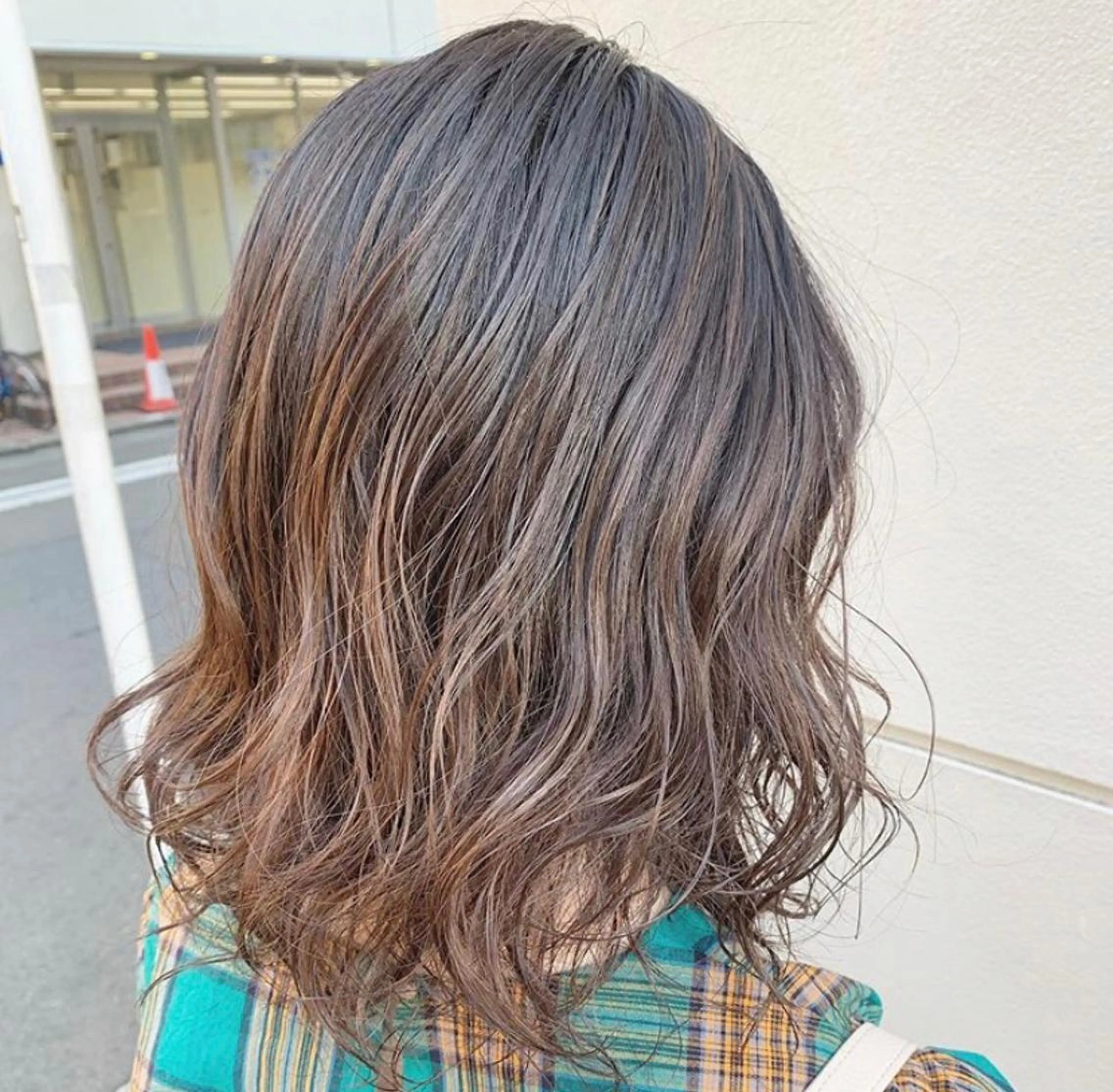 ミディアム 韓国　縮毛矯正 髪質改善　木村のヘアスタイル