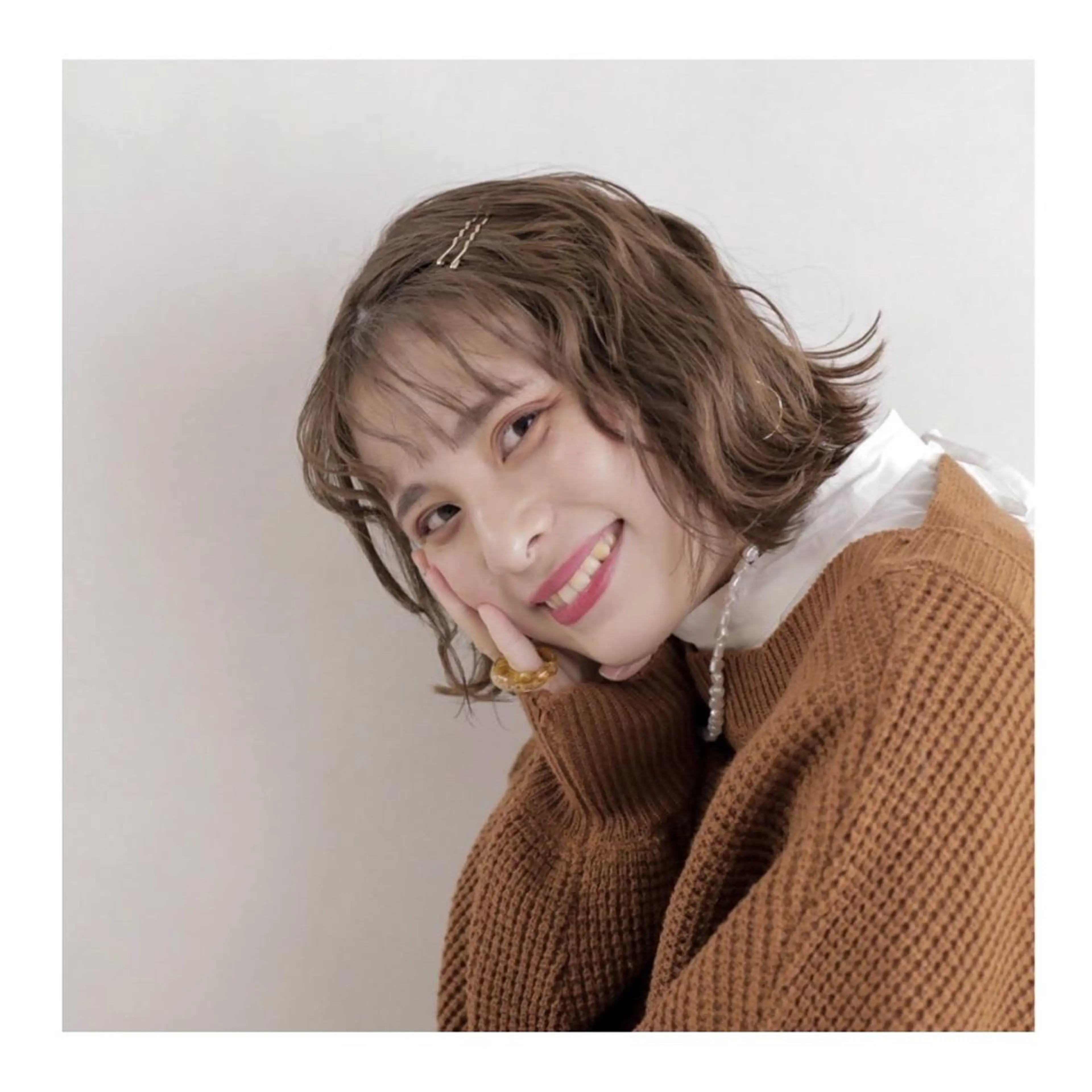 《 新色追加✔️❤️》うる艶カラー＋前髪カット＋保湿トリートメントの写真