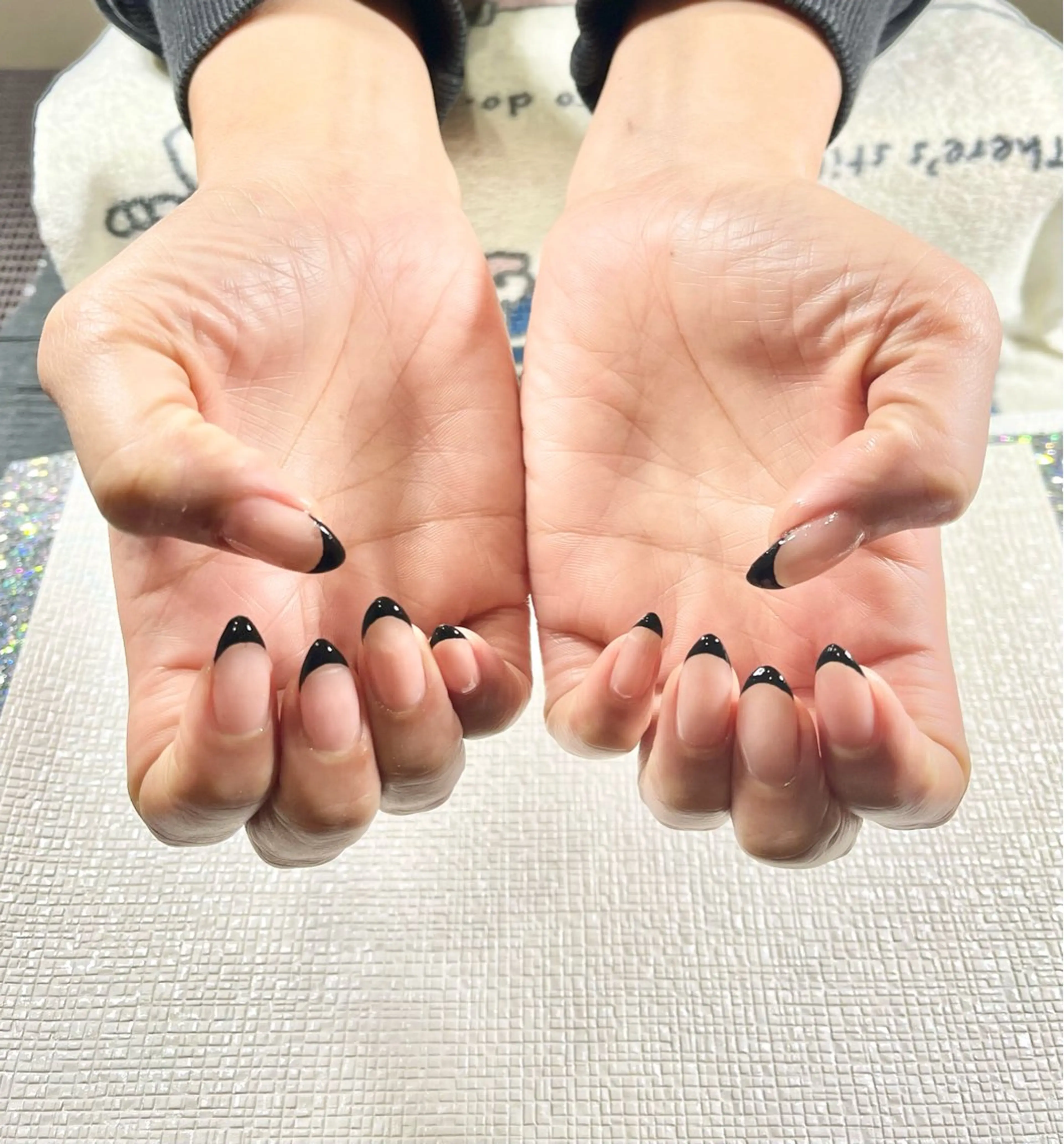 ネイル ブルー フレンチネイル ピンク 黄色 ハンドネイル Tairacchi タイラッチのネイルデザイン