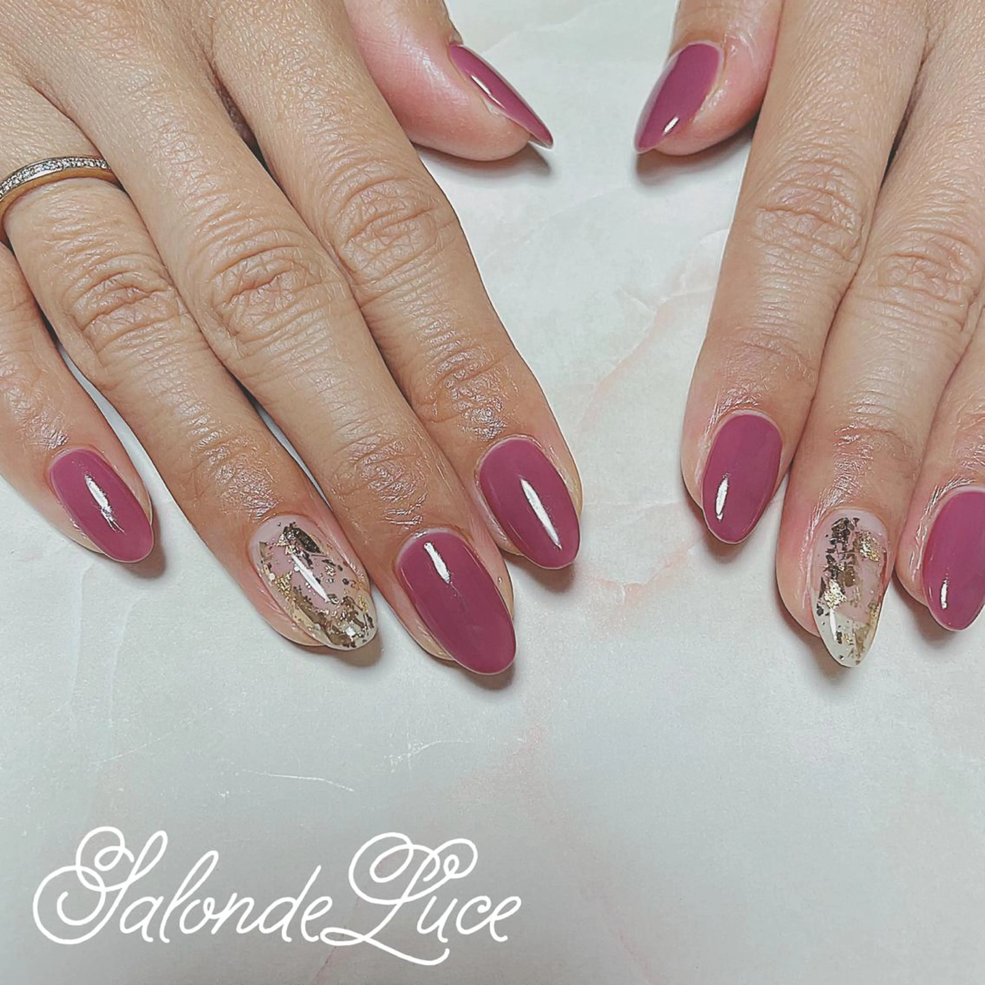 ネイル ワンカラーネイル ハンドネイル Salon de Luceのネイルデザイン