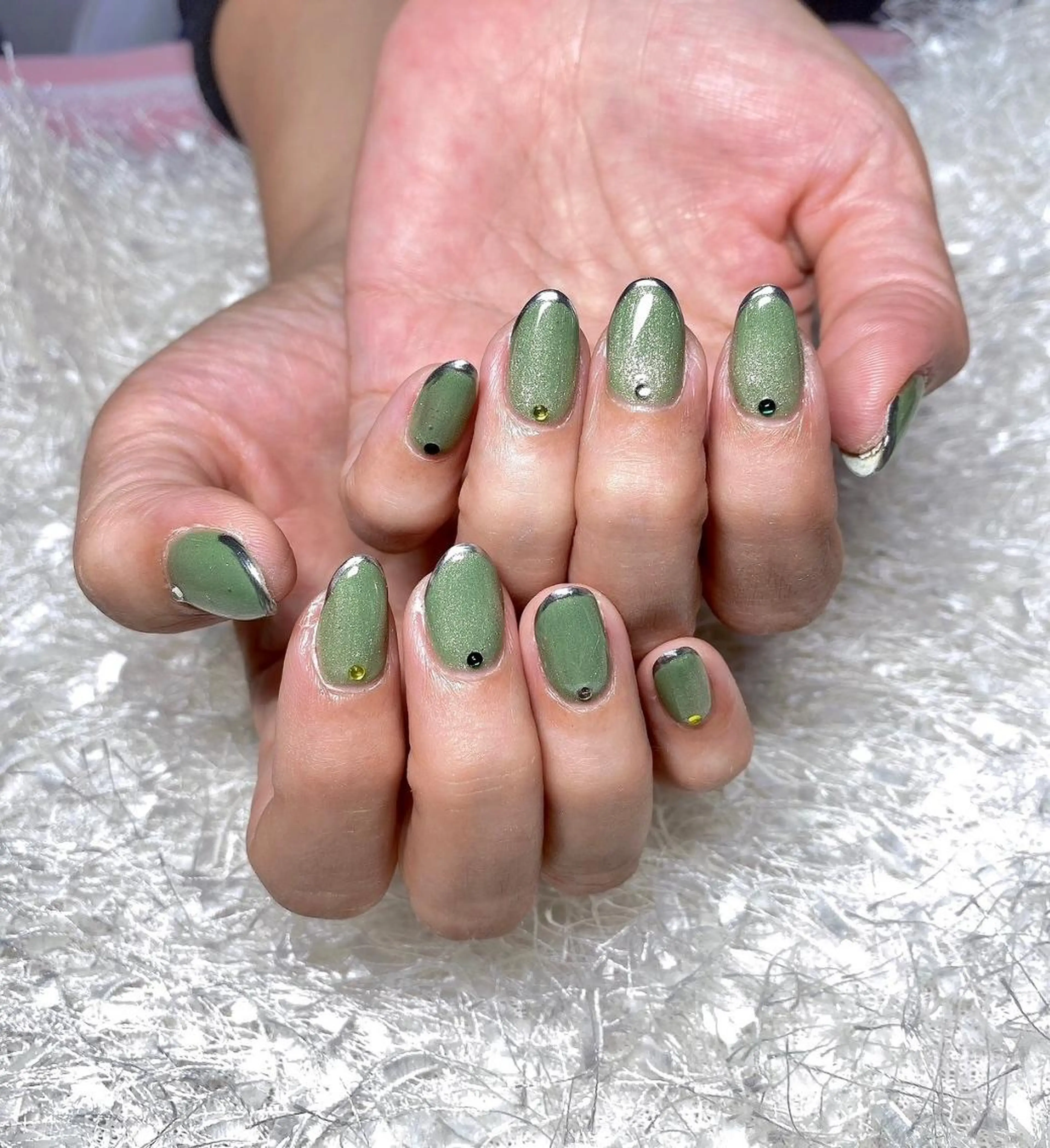 ネイル 長さ出し フレンチネイル ジェルネイル グラデーション 韓国ネイル ハンドネイル Nail&eye Belire 新宿のネイルデザイン