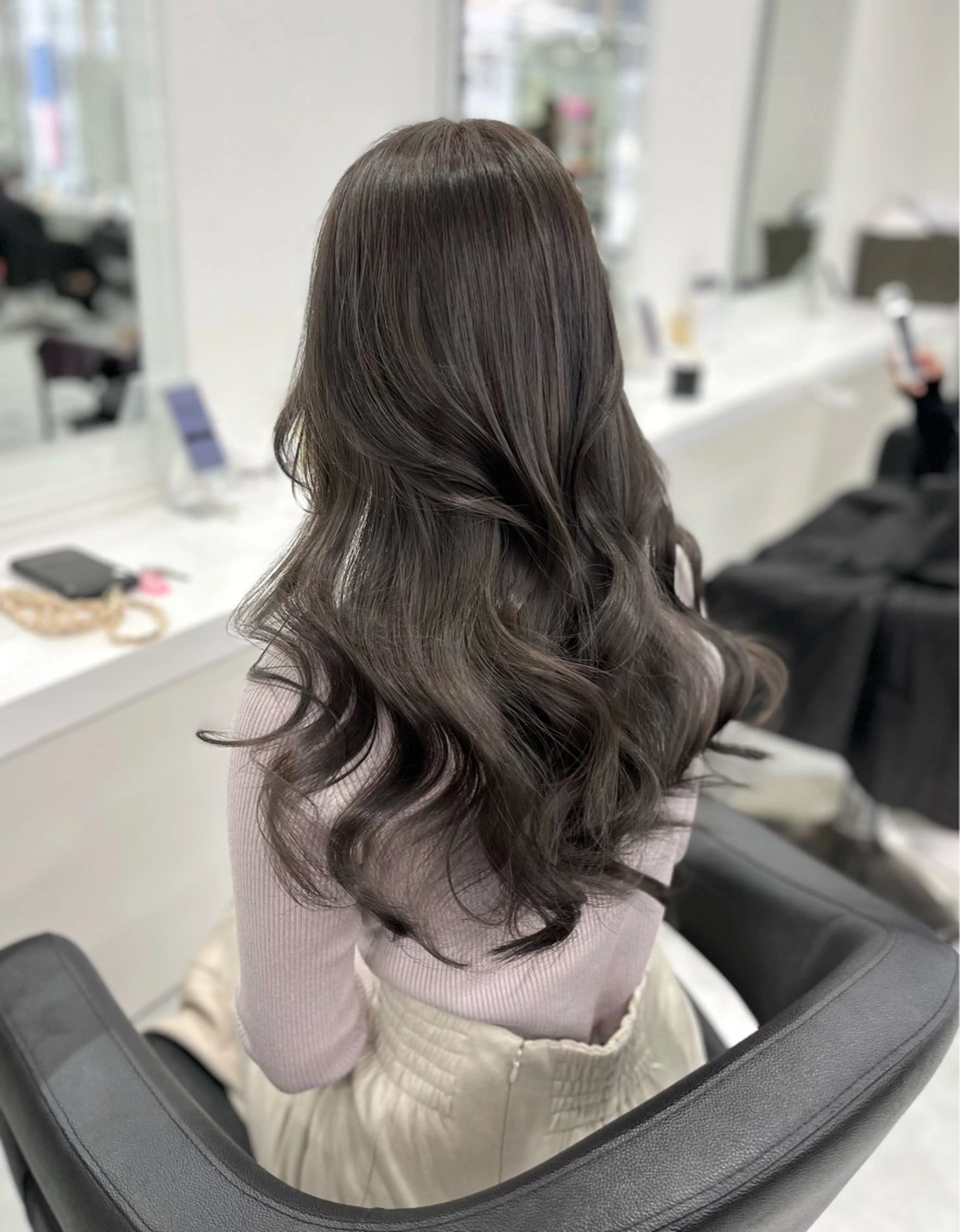 ロング カット トリートメント 🤍透明感/韓国風/ レイヤー/優大🤍のヘアスタイル