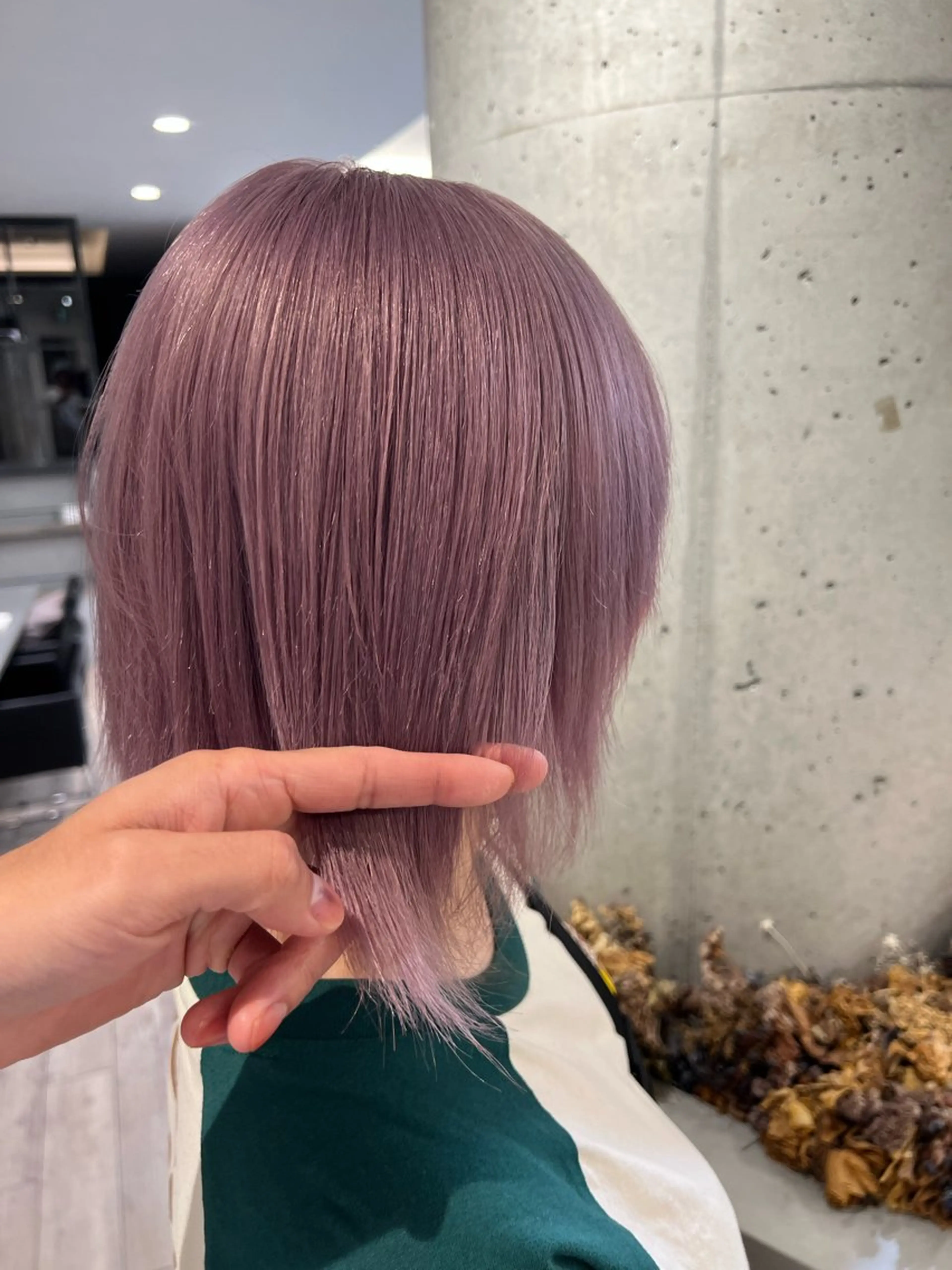 ミディアム カラー ブリーチ ラベンダーカラー ピンクカラー ピンクラベンダー ヘアカラー ケアブリーチ🌟 ♢WATARU♢のヘアスタイル