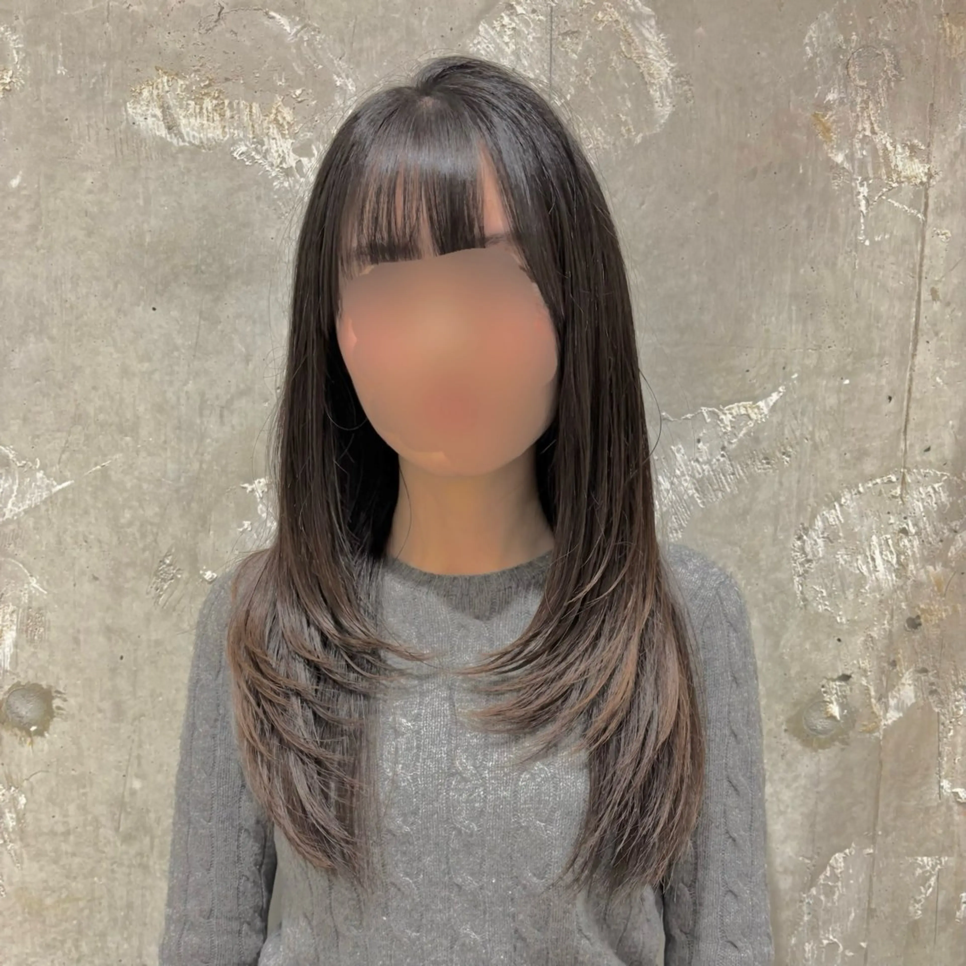 ロング レイヤーカット AMI ウルフ/ショートのヘアスタイル