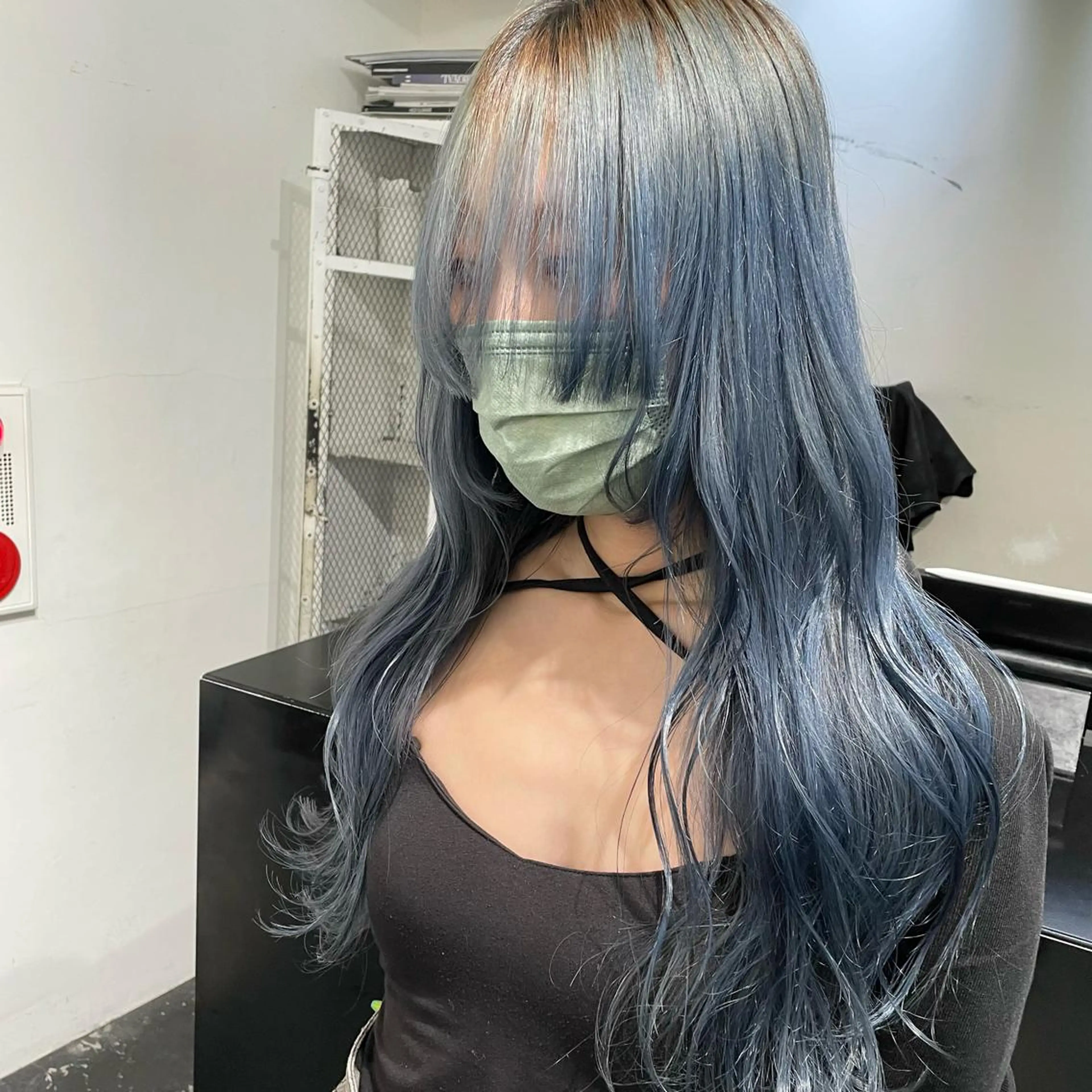 ロング カラー ヘアカラー トリートメント 🎀ミカ/レイヤー/ 韓国ヘア/原宿🎀のヘアスタイル