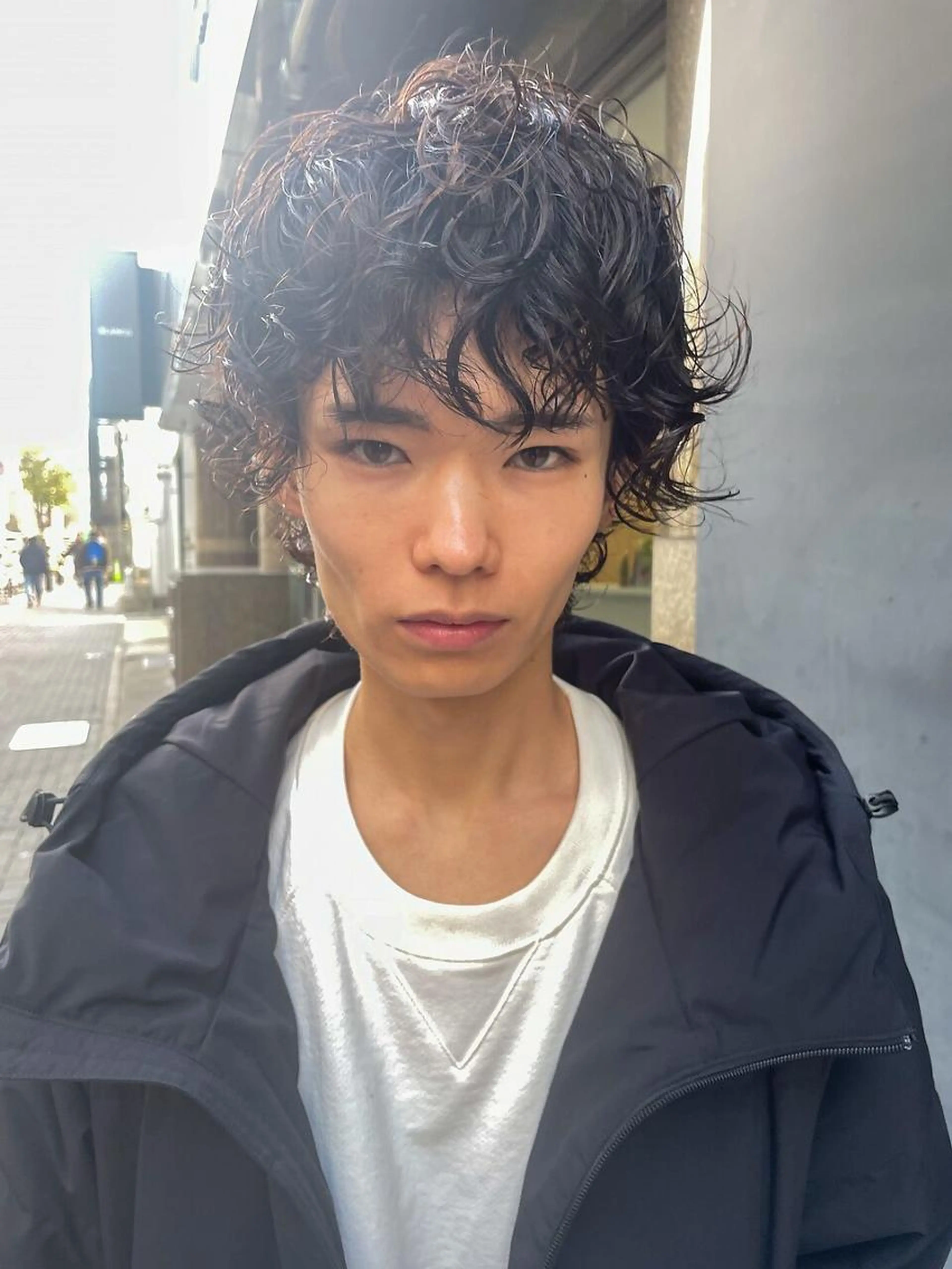 [🌿口コミを書いて頂いた方限定価格🌿］メンズカット＋メンズパーマ＋トリートメント¥0の写真