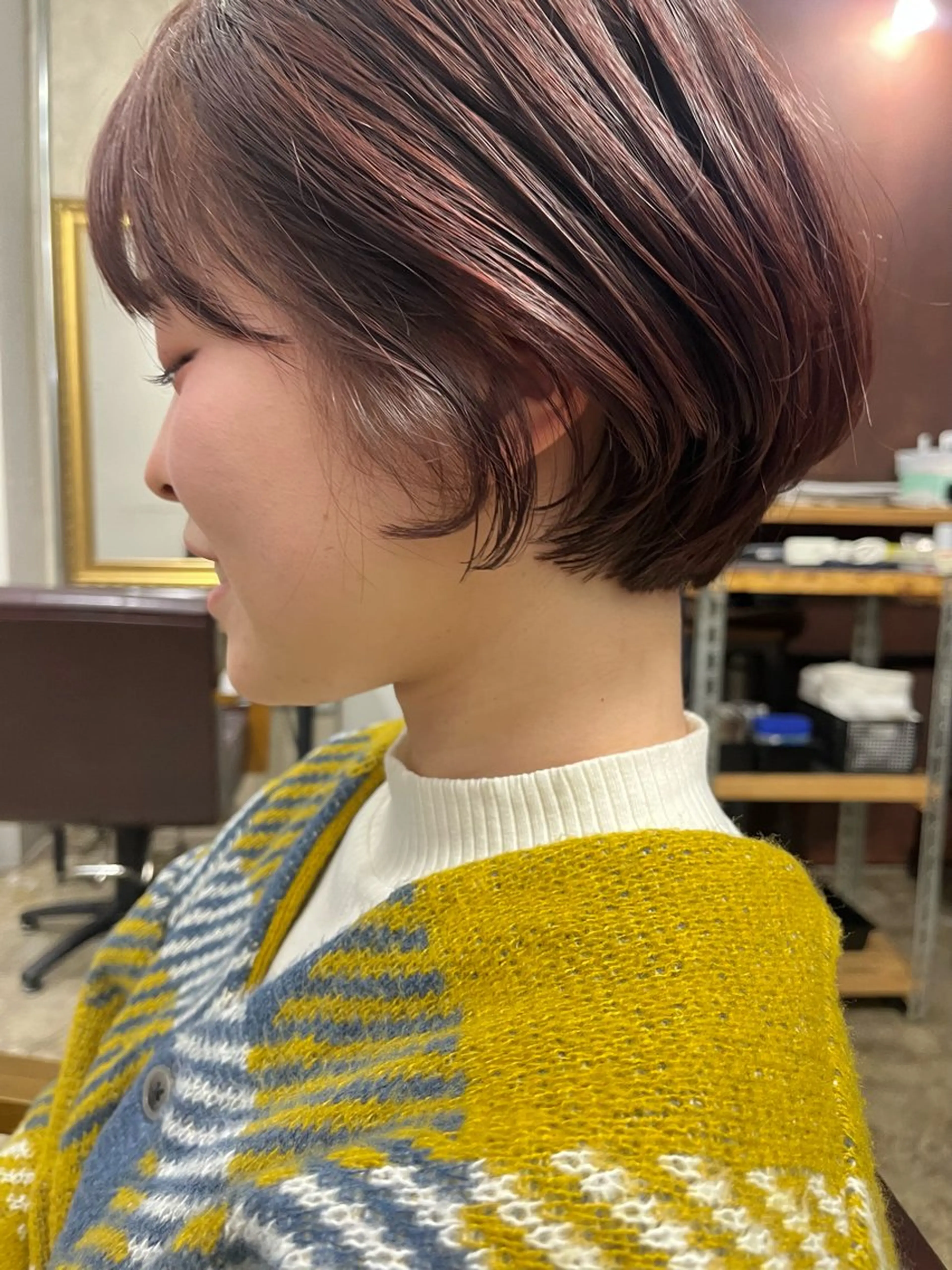 ショート パーマ Shibata Mizukiのヘアスタイル