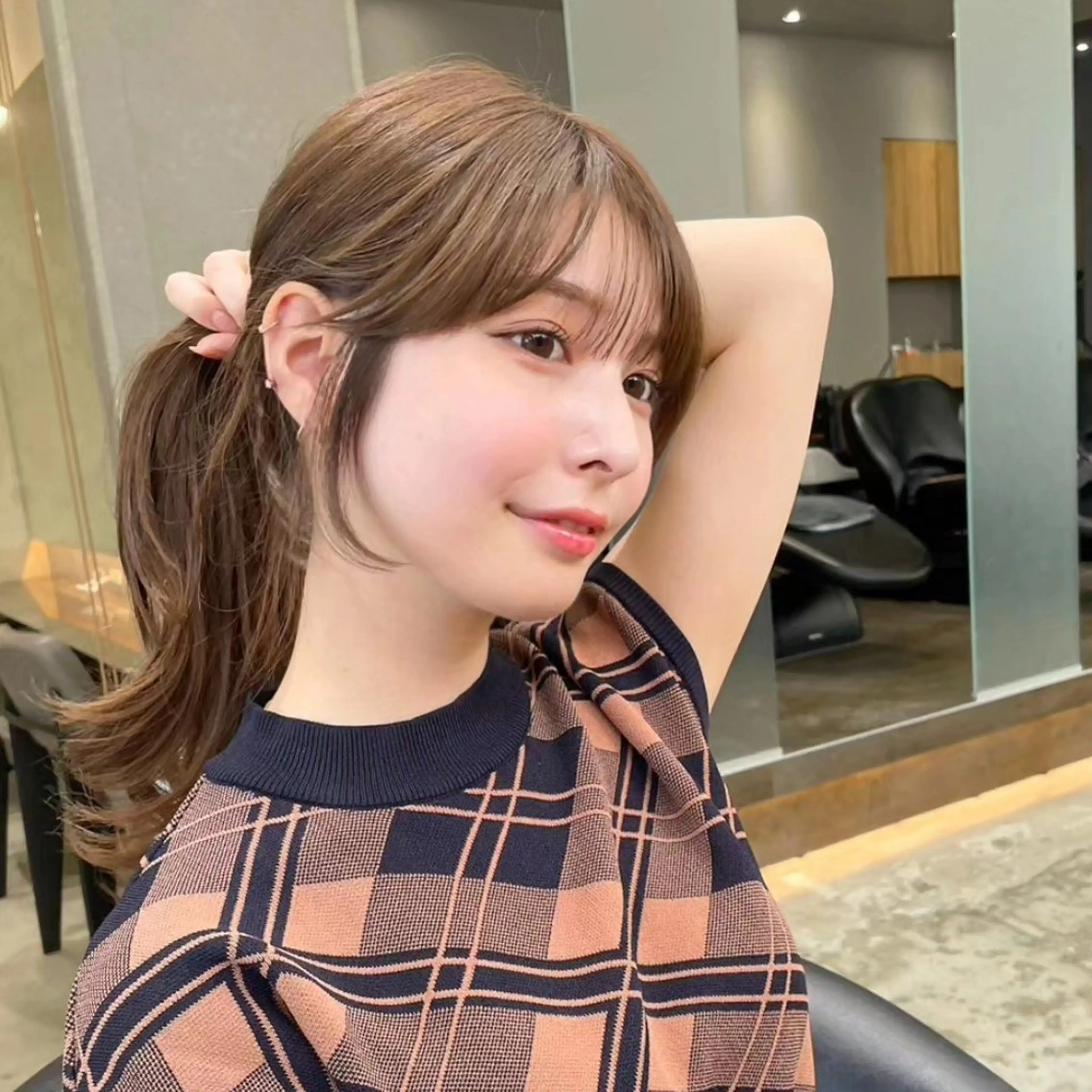 セミロング カット ヘアカラー トリートメント 韓国ヘア🇰🇷 レイヤー/芝春樹のヘアスタイル