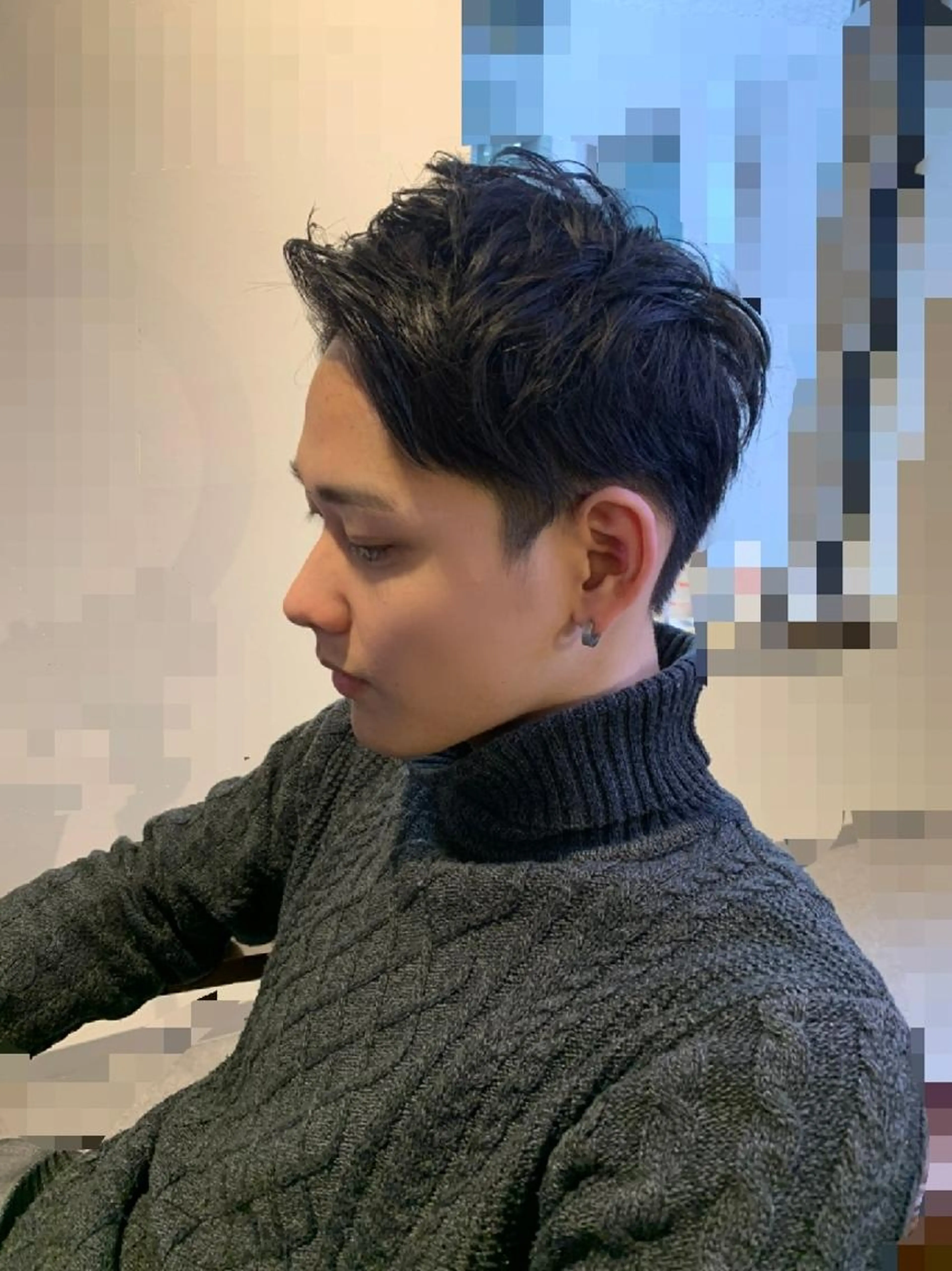 メンズカット+クイックスパ　眉カットの写真