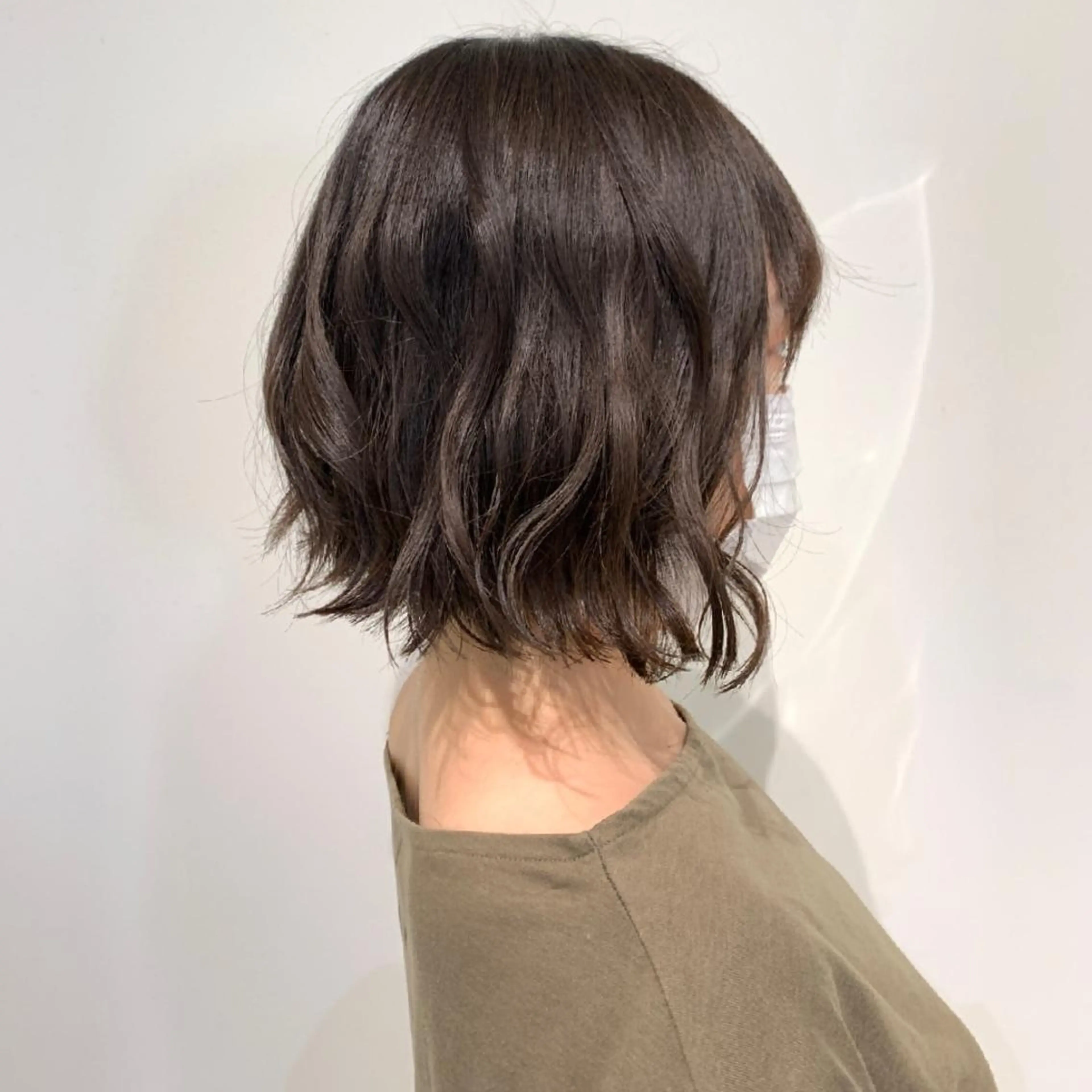 ショート ヘアアレンジ カラー ボブ カット salowin新宿三丁目店所属・🖤小顔ボブ/ウルフ レイヤー🖤山本諒のヘアスタイル