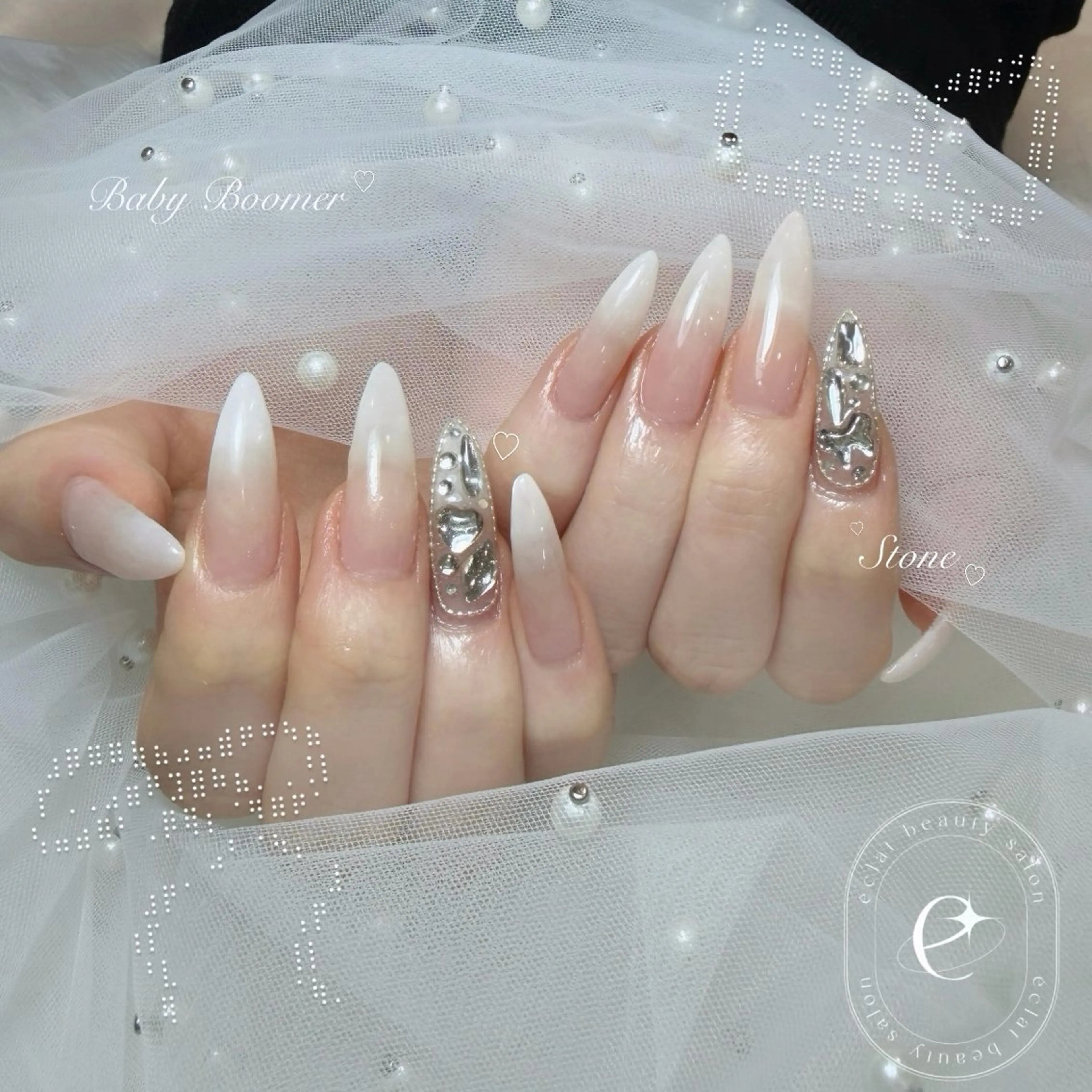 ネイル ハンドネイル eclat Kaedeのネイルデザイン