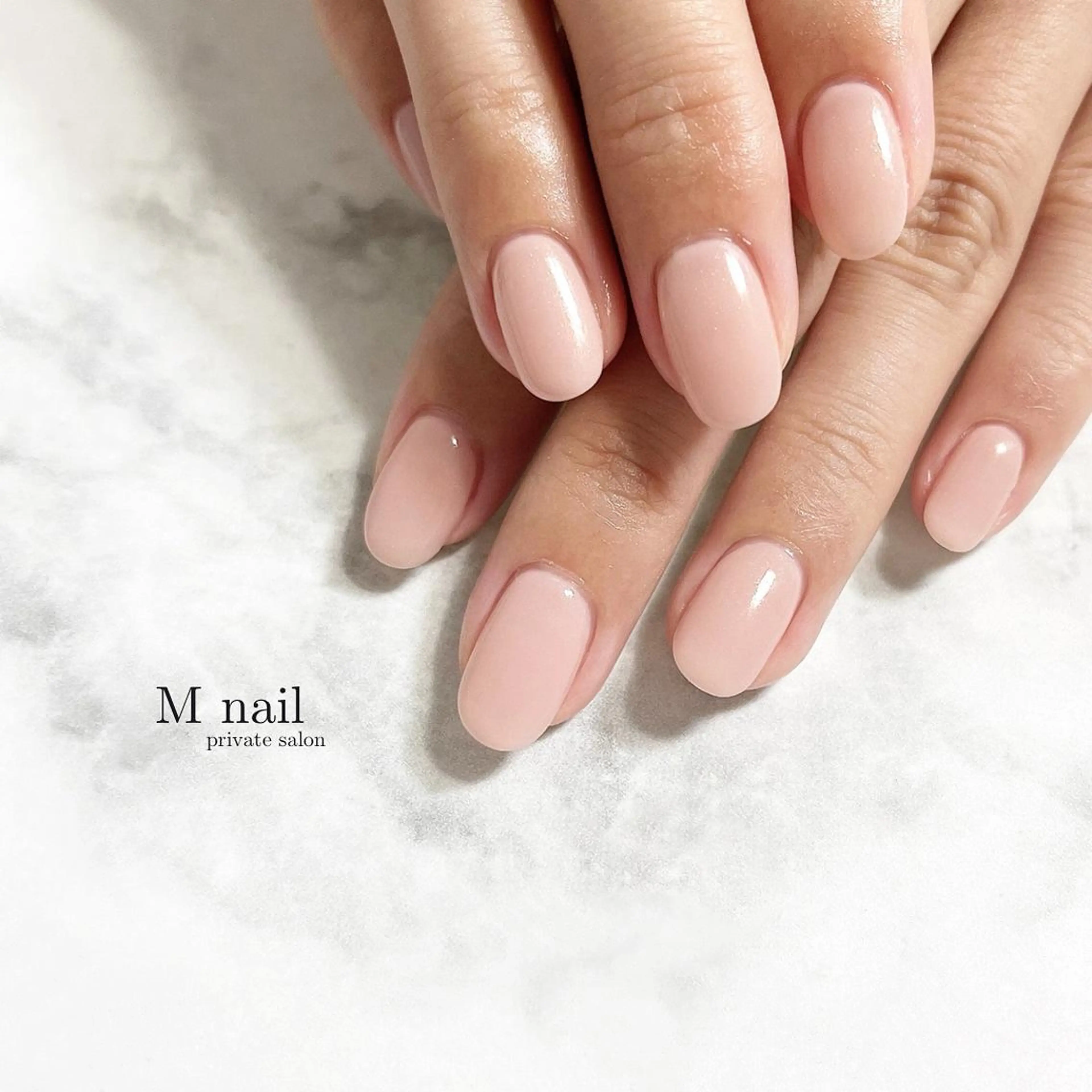 ネイル ラメ(グリッター) ハンドネイル M nailのネイルデザイン