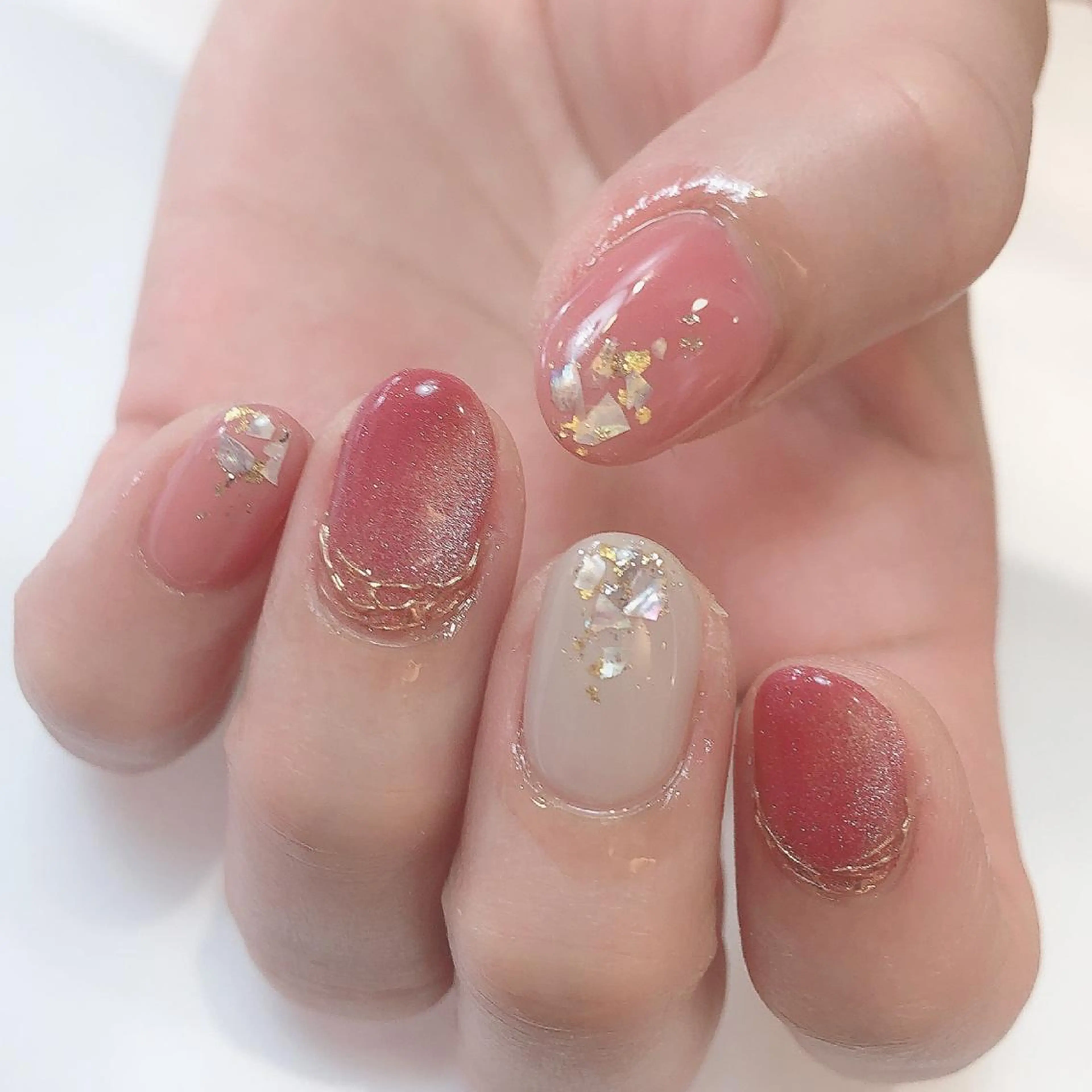 ショート ネイル 【爪の育成専門】深爪・むしり癖・丸い爪・ガサガサなど　　Rio nail所属・Rio nail まなみのネイルデザイン