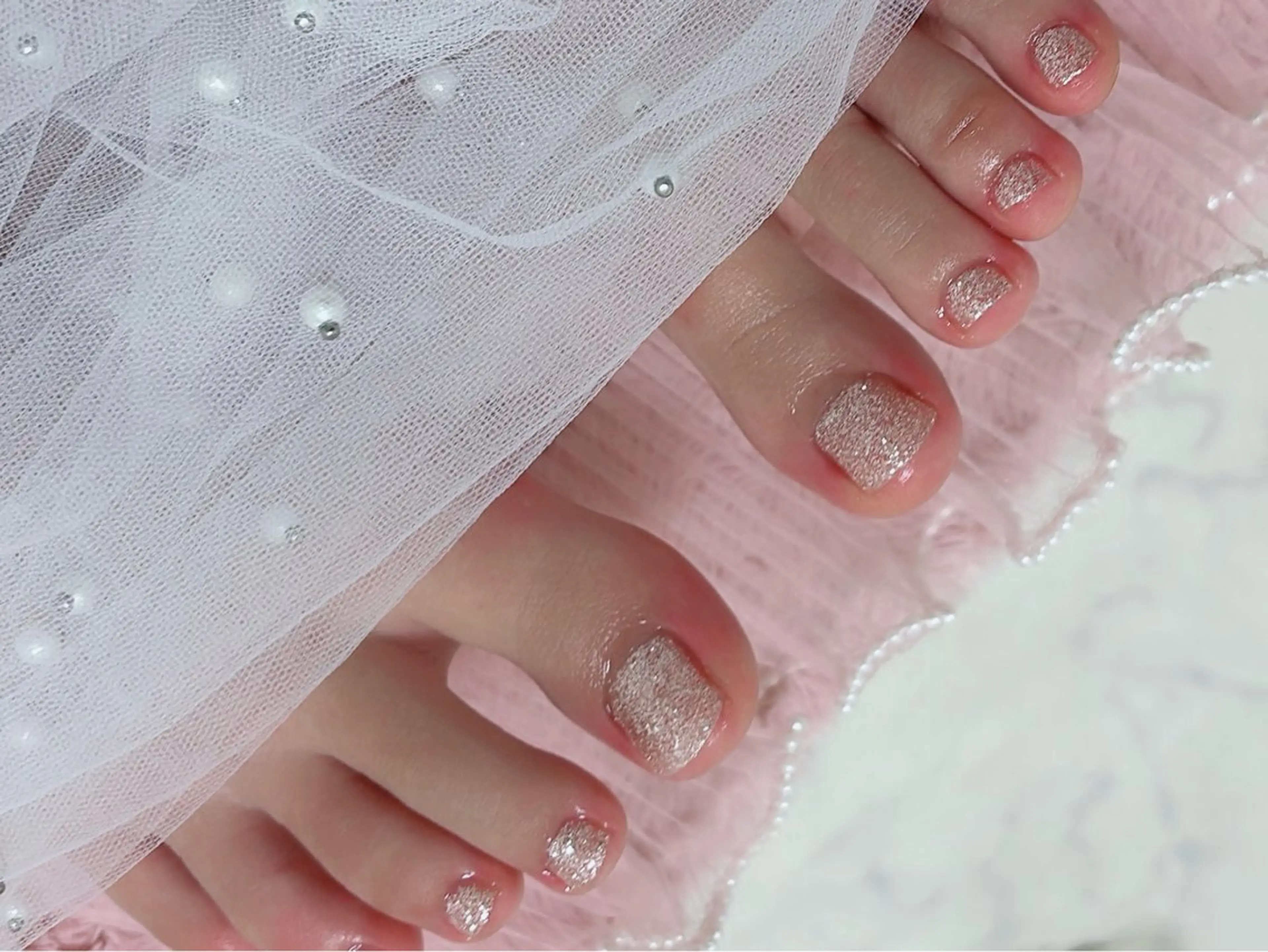 ネイル フットネイル フットネイル RiLion💗 Risa🦋💜のネイルデザイン