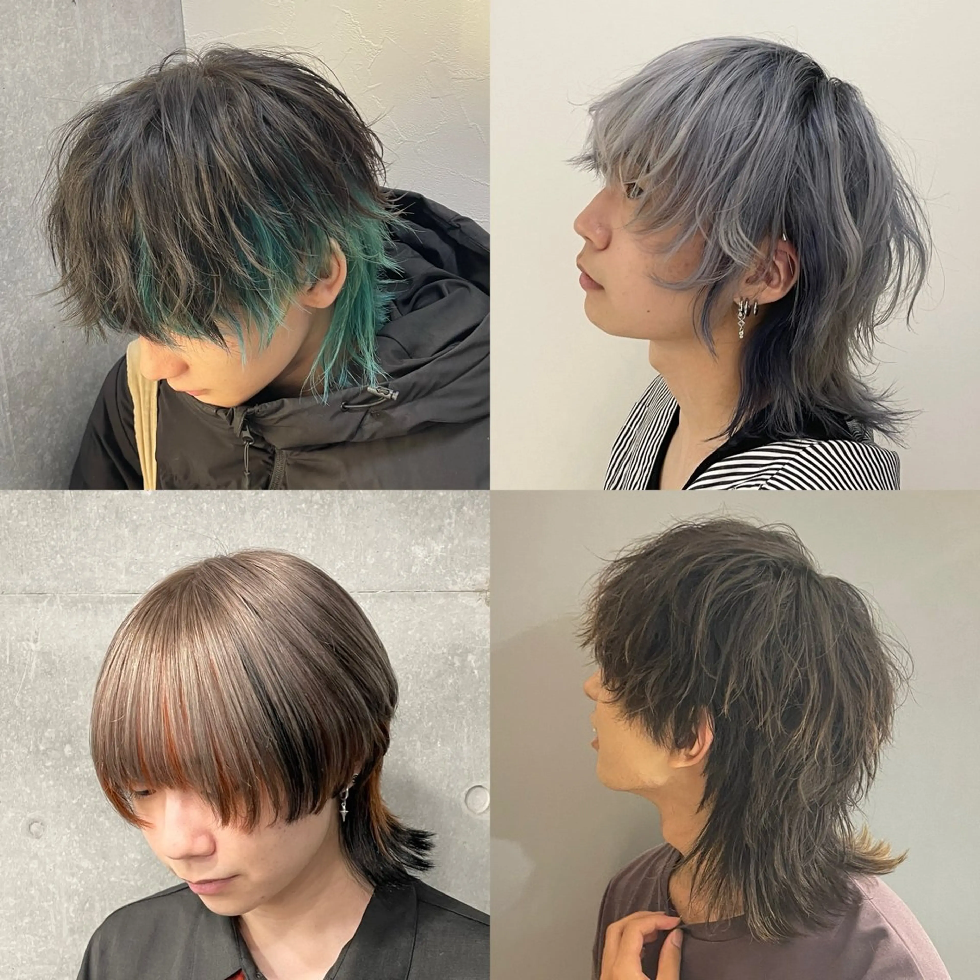 カラー パーマ メンズ メンズブリーチ メンズパーマ ブリーチ メンズパーマ専門 /縦落ち/渋谷駅近のヘアスタイル